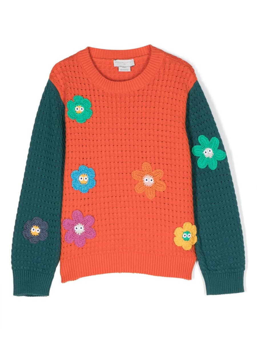 "FLOWERS" CREW NECK PULLOVER TT9A80KZ1528437 (Stella McCartney / ニット・セーター・カーディガン ) | Stella McCartney (ステラ マッカートニー)