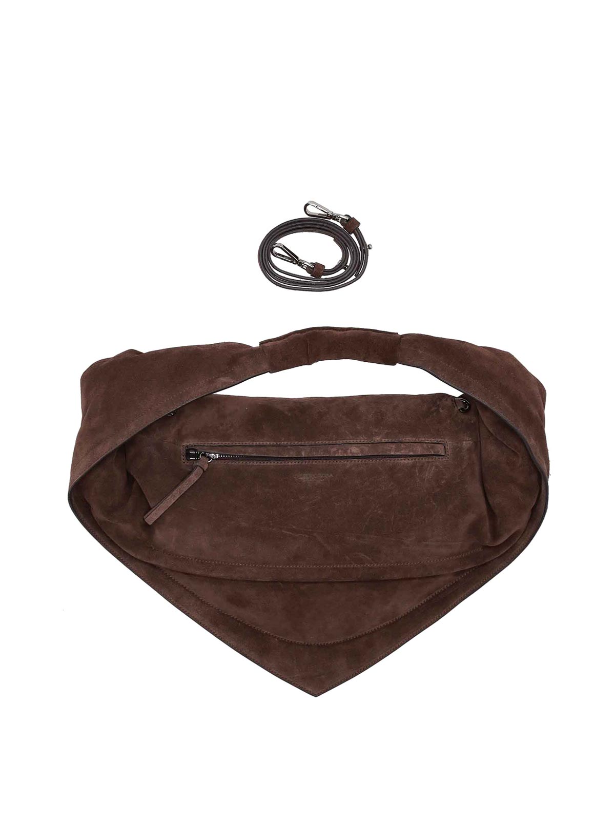 Maxi Tortellino Tote Bag Swede TB0102CHOCOLATE (FEDERICO CINA / ハンドバッグ・ショルダーバッグ ) | FEDERICO CINA (フェデリコ チーナ)