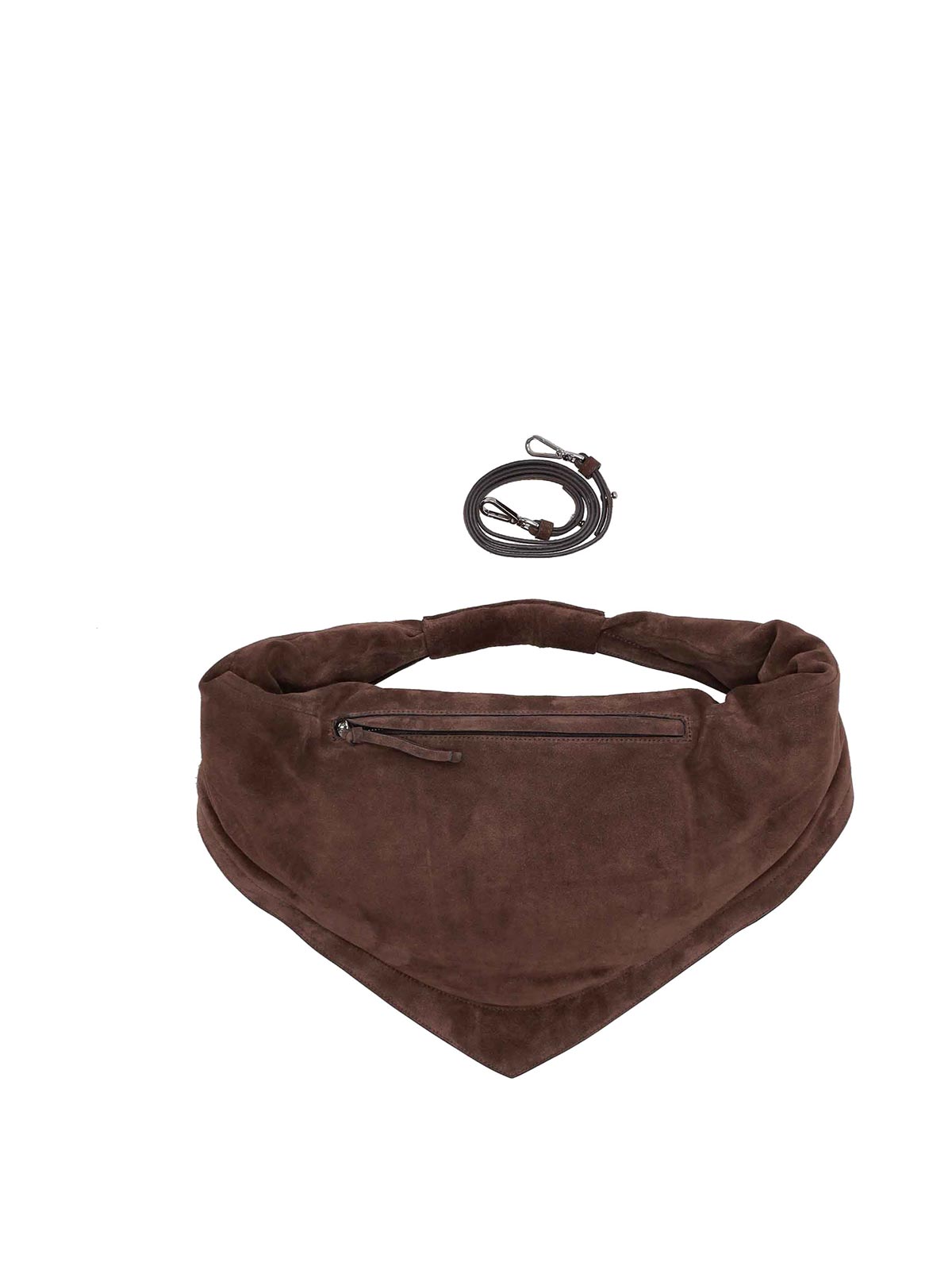 Maxi Tortellino Tote Bag Swede TB0102CHOCOLATE (FEDERICO CINA / ハンドバッグ・ショルダーバッグ ) | FEDERICO CINA (フェデリコ チーナ)(1)