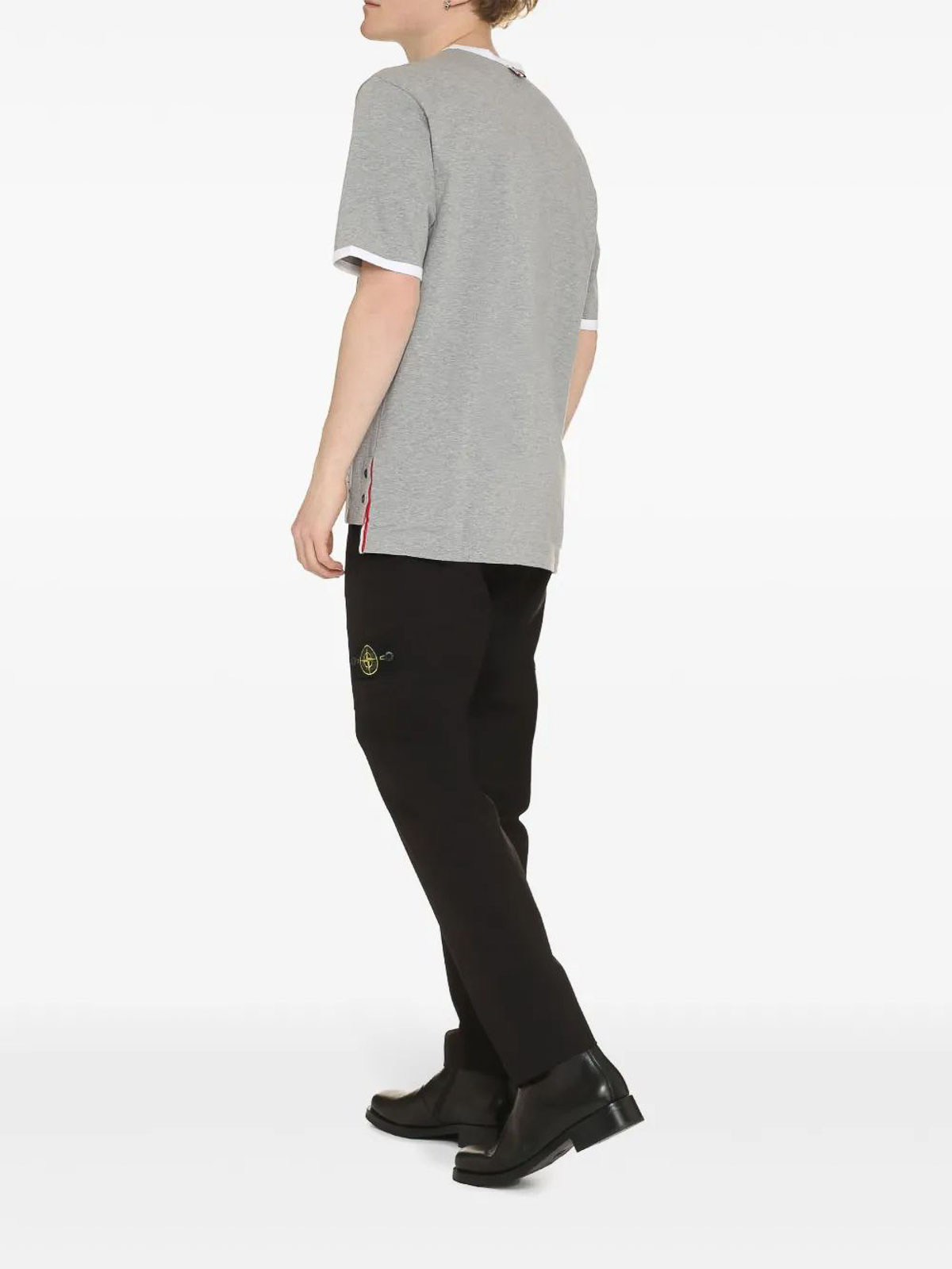 Ss Ringer Tee In Medium Weight Jersey MJS083A00042055 (Thom Browne / Tシャツ・カットソー ) | Thom Browne (トム・ブラウン)(4)