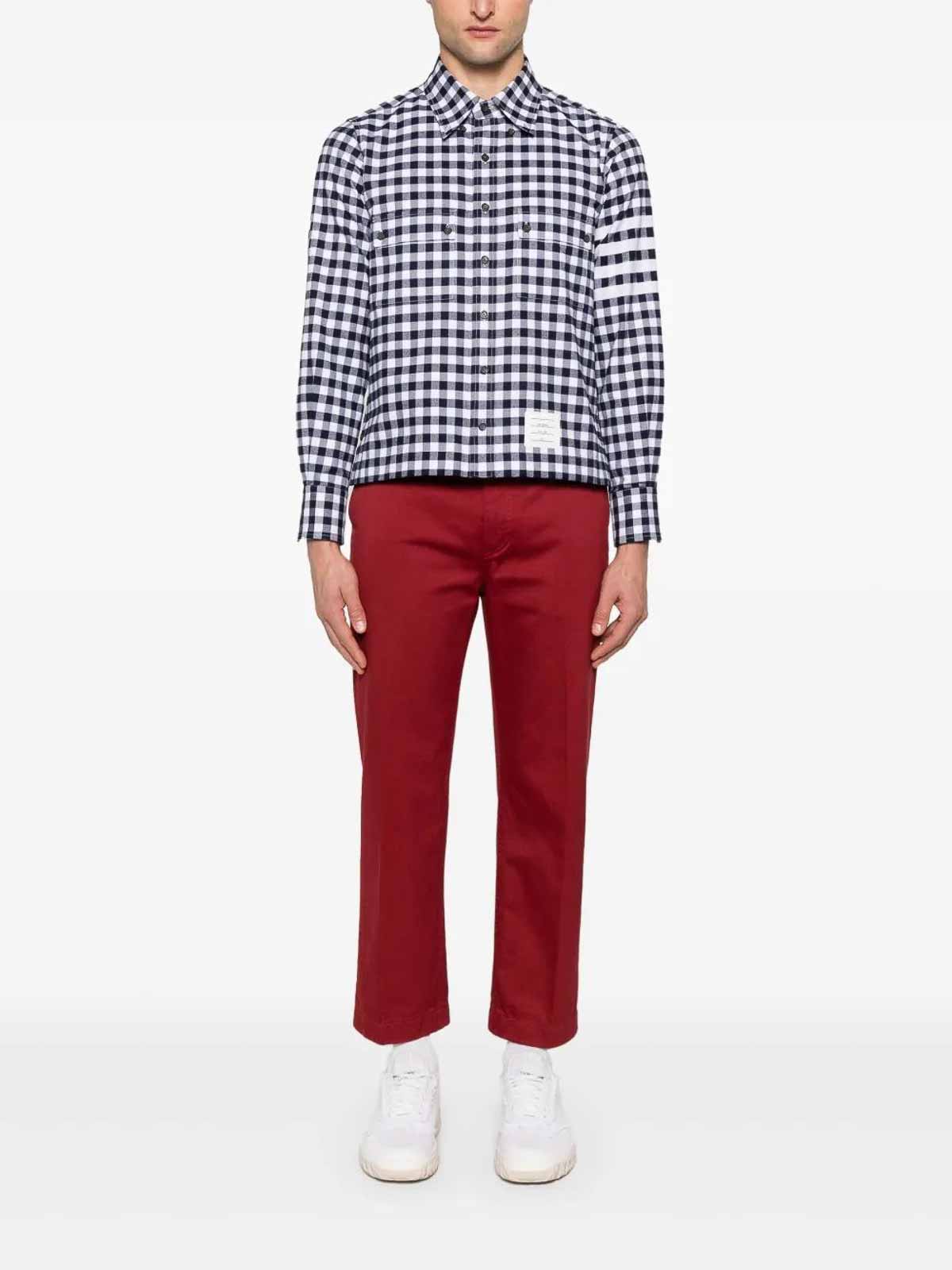 Utility Shirt With Patch Pocket MWL417AF0945415 (Thom Browne / シャツ・ブラウス ) | Thom Browne (トム・ブラウン)(1)