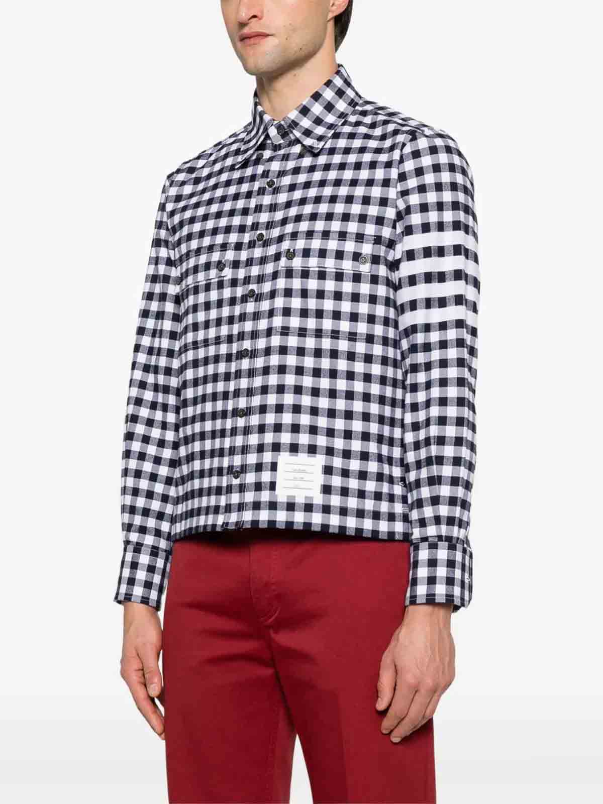 Utility Shirt With Patch Pocket MWL417AF0945415 (Thom Browne / シャツ・ブラウス ) | Thom Browne (トム・ブラウン)(3)