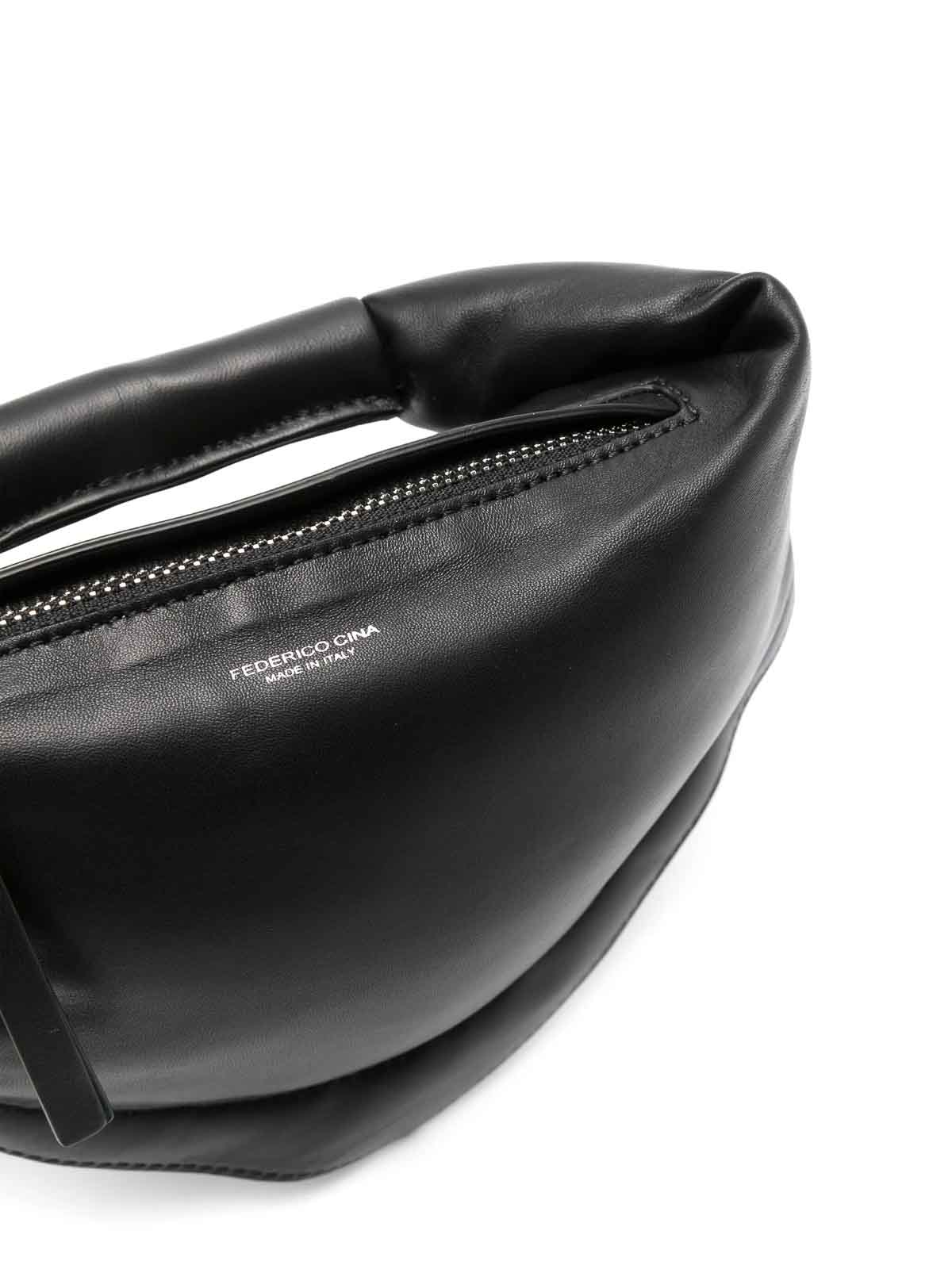 Mini Tortellino Tote Bag MTB0101MINIBLACK (FEDERICO CINA / ハンドバッグ・ショルダーバッグ ) | FEDERICO CINA (フェデリコ チーナ)(3)