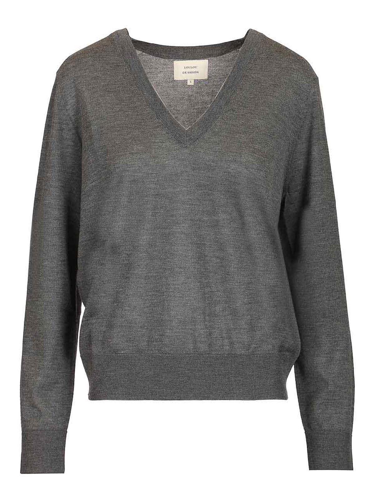 Julio Sweater JULIOLDS01ANTHRACITEMELANGE (LOULOU STUDIO / ニット・セーター・カーディガン ) | LOULOU STUDIO (ルルスタジオ)