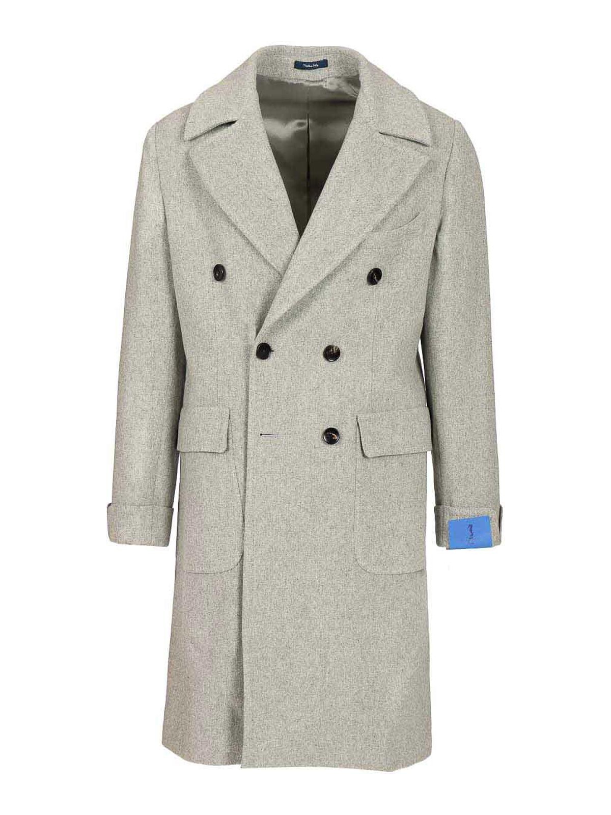 Double-Breasted Wool Coat CN658CHIAIAGRICHI22 (GUARINUCCI / コート ) | GUARINUCCI (グアリヌッチ)