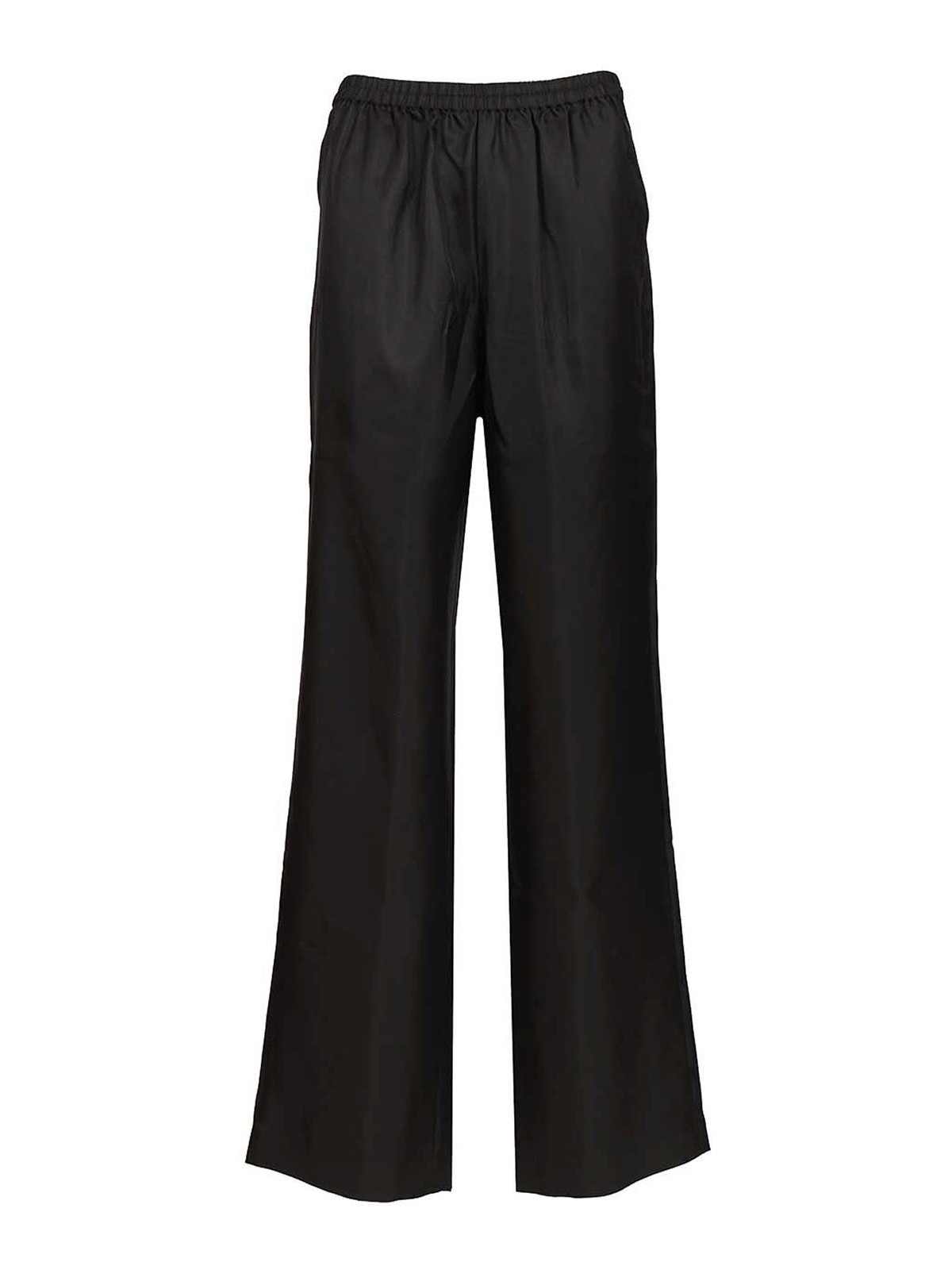 Silk Twill Trousers ALERALDS01BLACK (LOULOU STUDIO / パンツ ) | LOULOU STUDIO (ルルスタジオ)