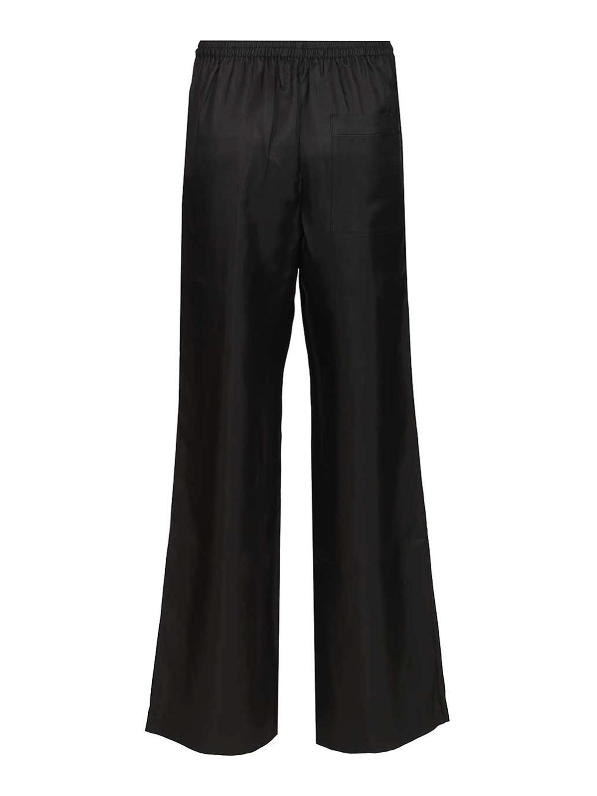 Silk Twill Trousers ALERALDS01BLACK (LOULOU STUDIO / パンツ ) | LOULOU STUDIO (ルルスタジオ)(1)