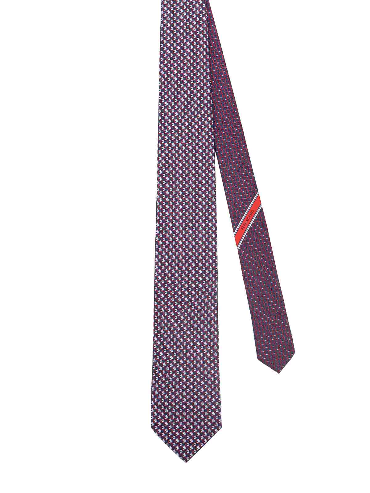 Brio Silk Tie 351365789663BLUSCURO (FERRAGAMO / ネクタイ ) | FERRAGAMO (フェラガモ)(1)