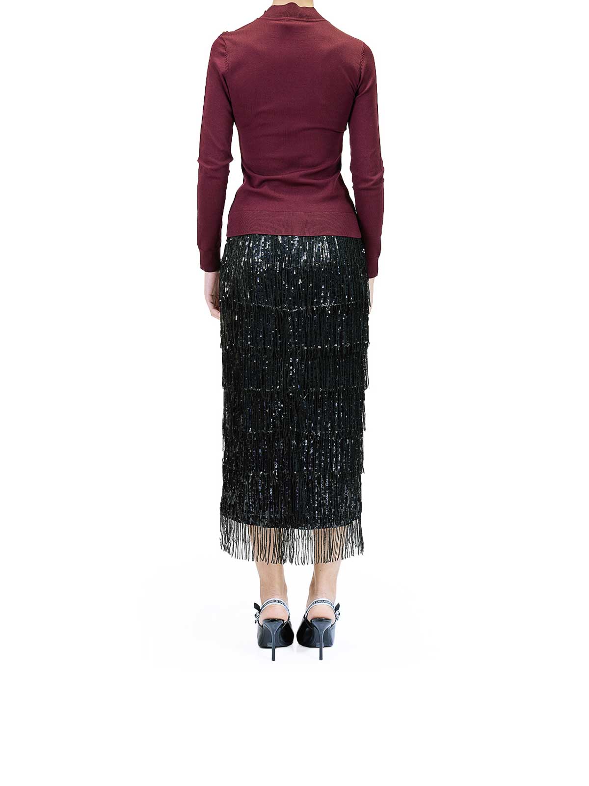 Button Detail Mock Neck Knit A4W18038548 (KARL LAGERFELD / ニット・セーター・カーディガン ) | KARL LAGERFELD (カール・ラガーフェルド)(3)