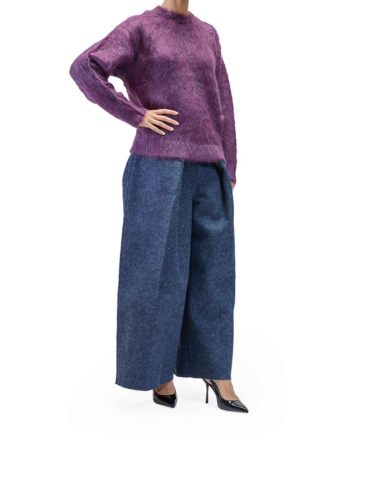 Hairy Knit Round Neck Sweater RTWXKNW0330035 (SUNNEI / ニット・セーター・カーディガン ) | SUNNEI (スンネイ)(2)