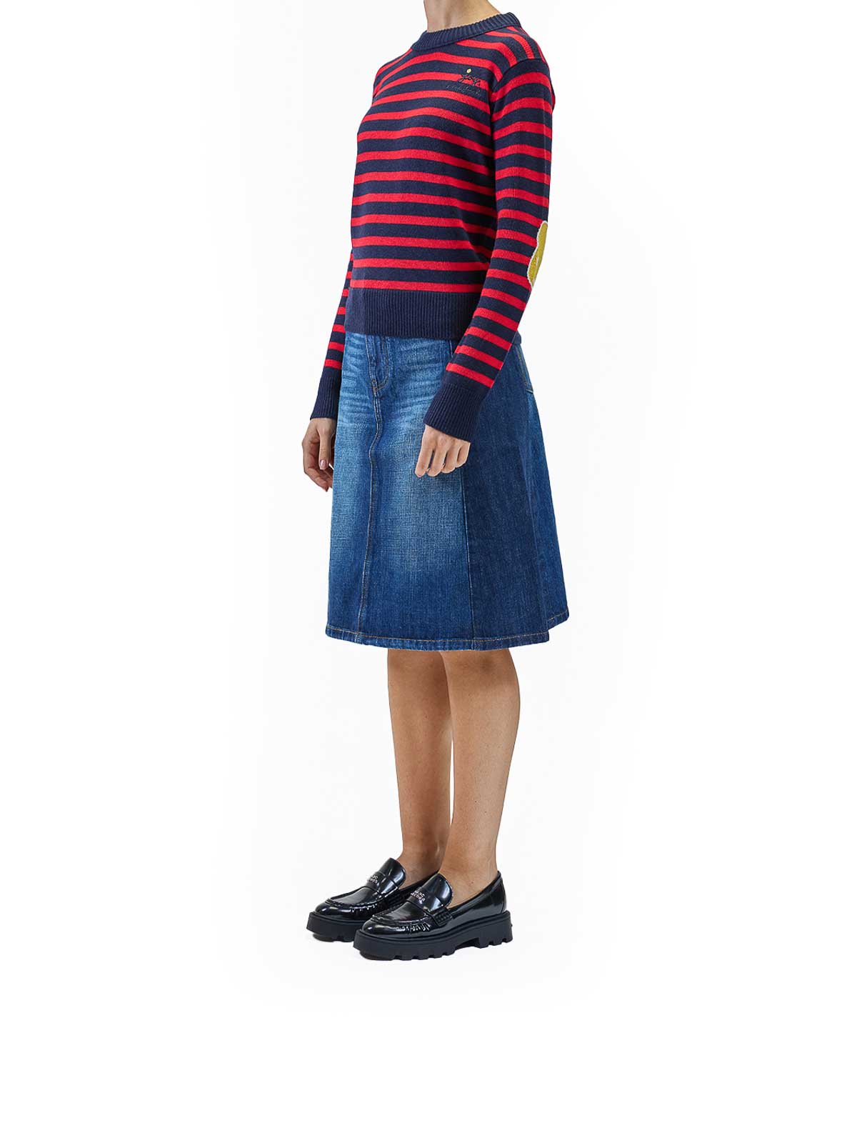 Joy Striped Crewneck 2F5RTP003K10NAVY (Marc Jacobs / ニット・セーター・カーディガン ) | Marc Jacobs (マーク ジェイコブス)(2)