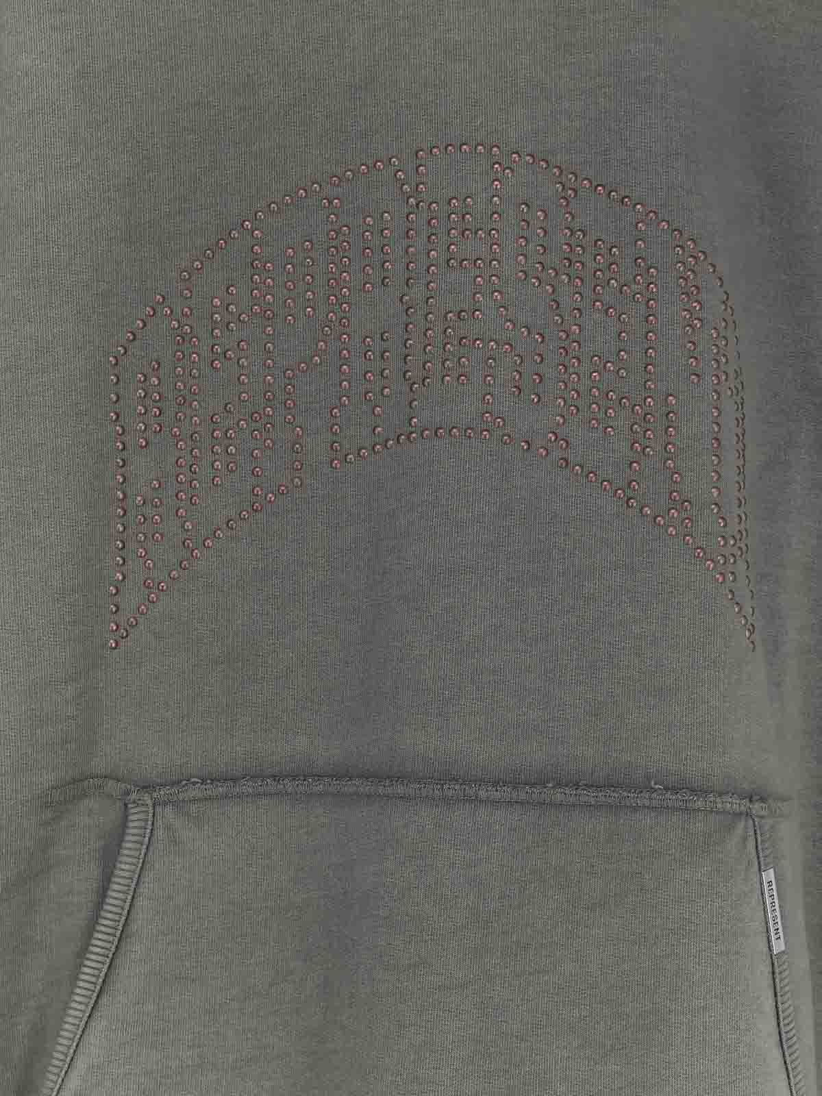 Felpa Embellished Hoodie In Cotone MLM10043704 (REPRESENT / スウェット・フーディー ) | REPRESENT (リプレゼント)(2)