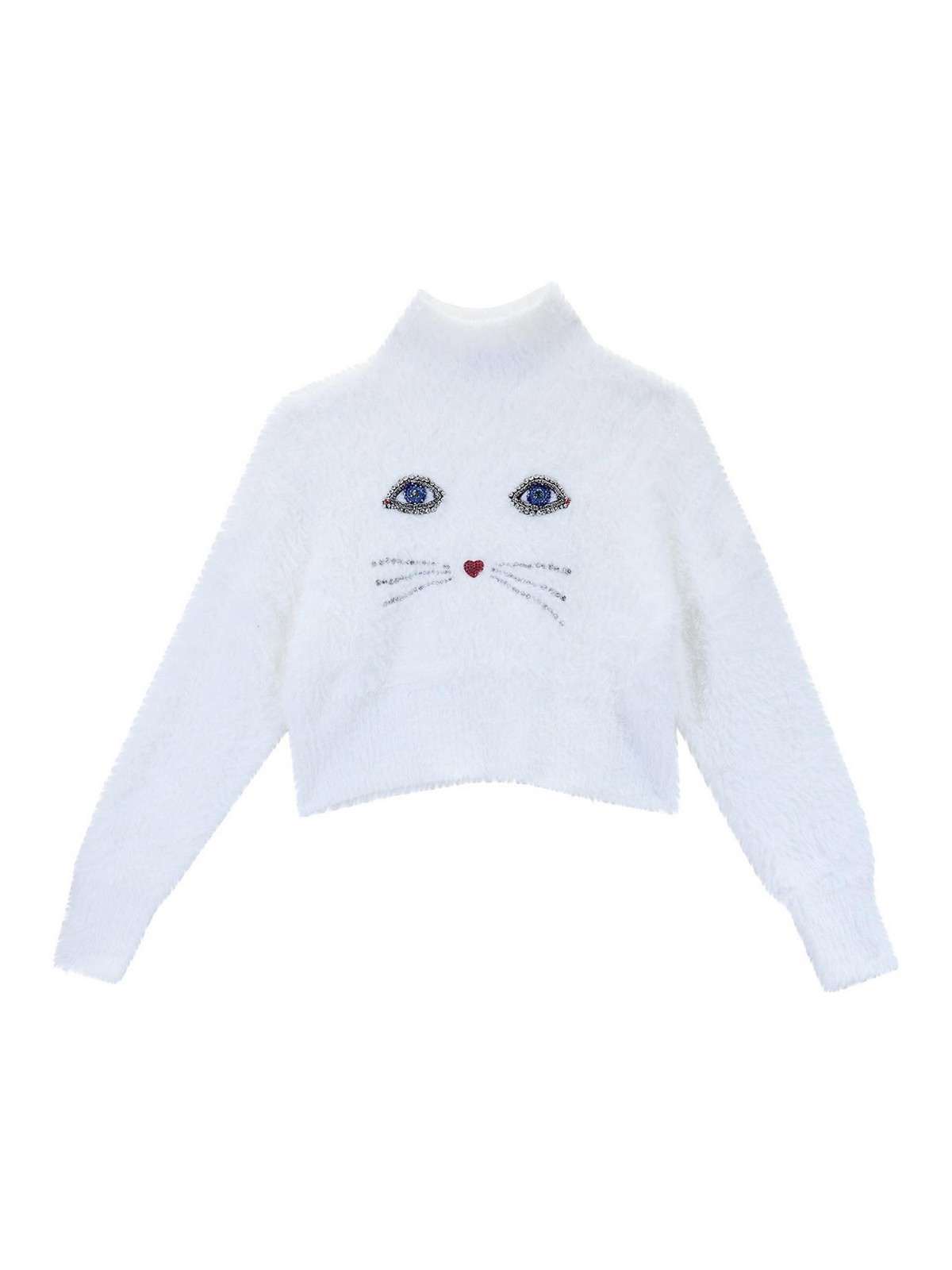 Choupette Fluffy Knit A4W18046100 (KARL LAGERFELD / ニット・セーター・カーディガン ) | KARL LAGERFELD (カール・ラガーフェルド)
