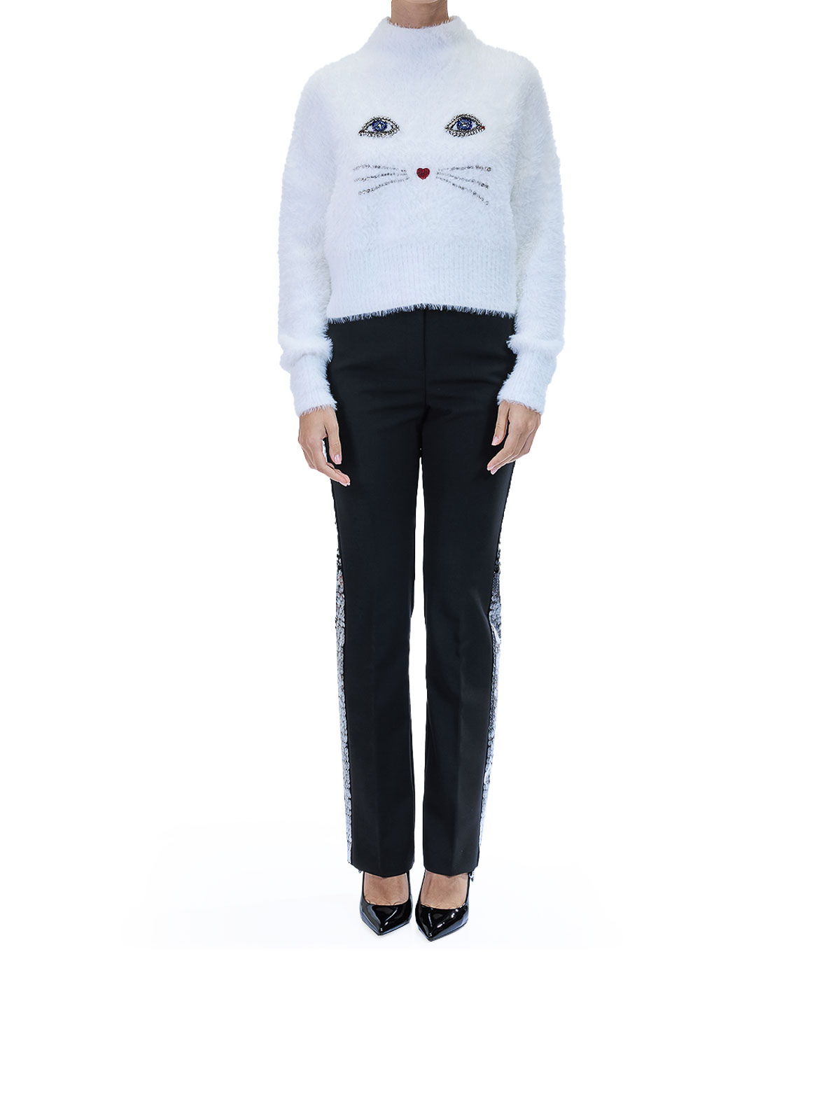 Choupette Fluffy Knit A4W18046100 (KARL LAGERFELD / ニット・セーター・カーディガン ) | KARL LAGERFELD (カール・ラガーフェルド)(1)