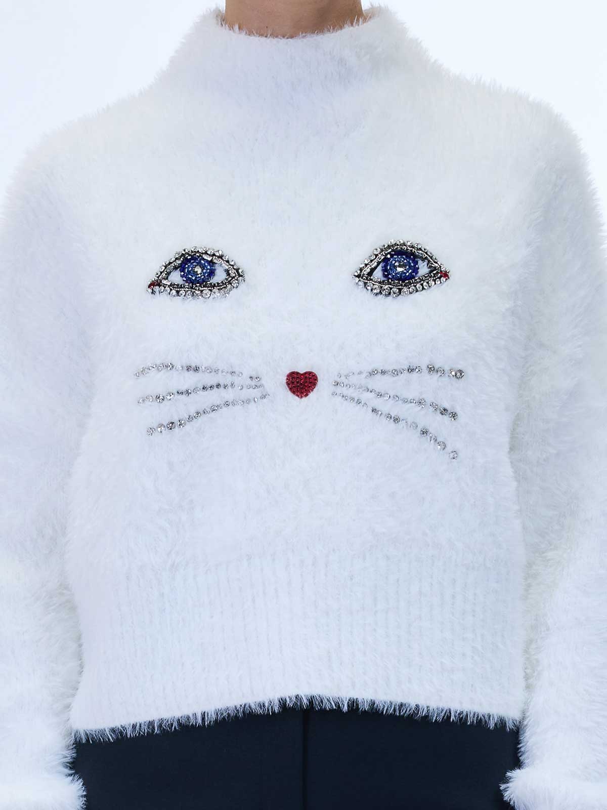 Choupette Fluffy Knit A4W18046100 (KARL LAGERFELD / ニット・セーター・カーディガン ) | KARL LAGERFELD (カール・ラガーフェルド)(4)