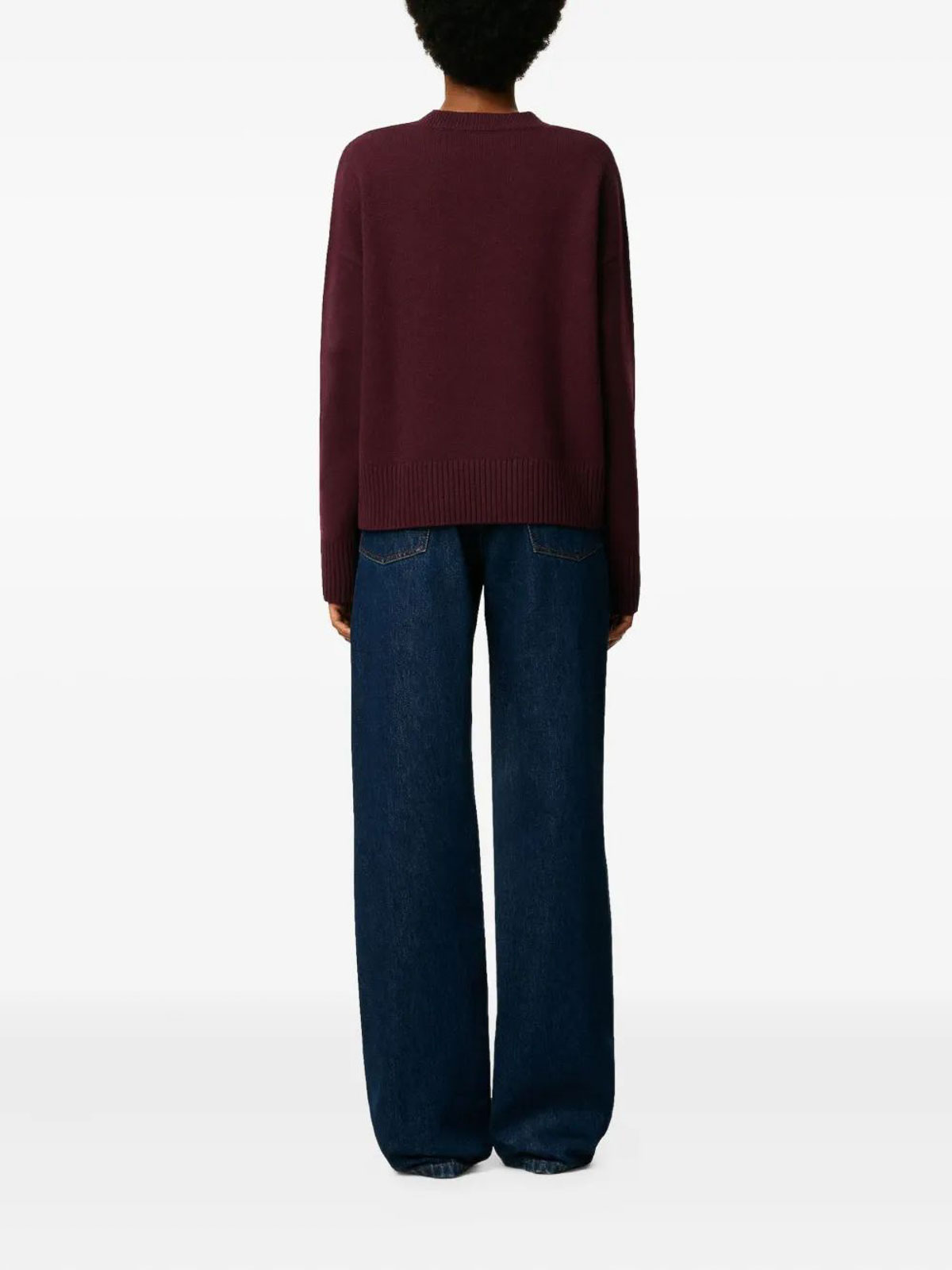 Pull Col V De Coeur UKS820KN0071692 (AMI Paris / ニット・セーター・カーディガン ) | AMI Paris (アミパリス)(3)