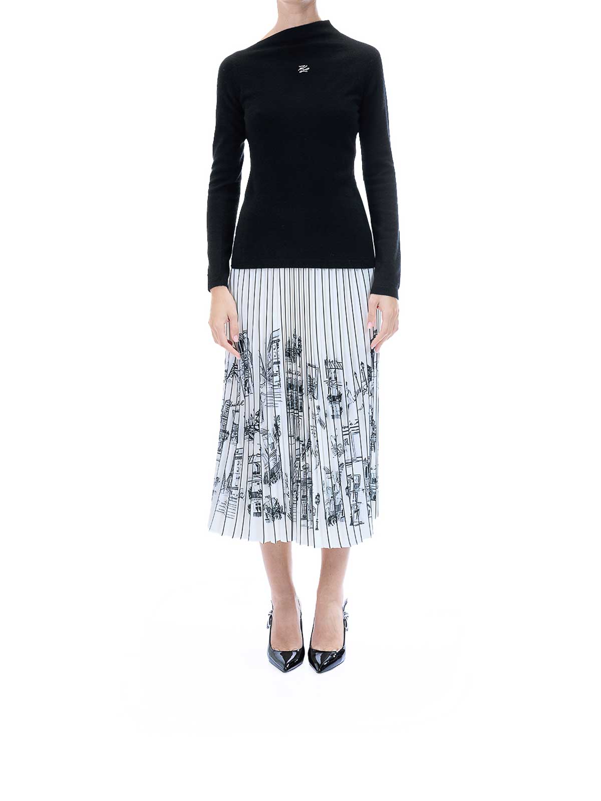 Elegant Cashmere Sweater A4W18042999 (KARL LAGERFELD / ニット・セーター・カーディガン ) | KARL LAGERFELD (カール・ラガーフェルド)(1)