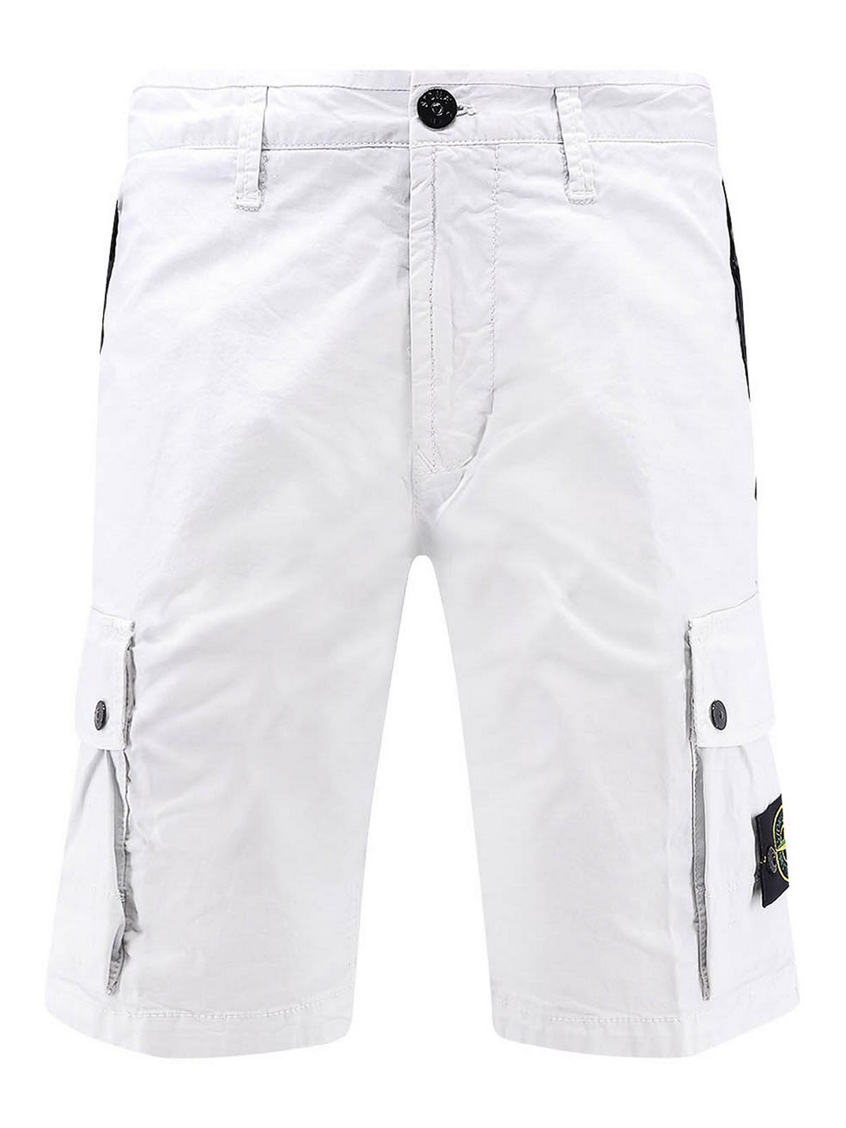 Bermuda shorts in organic cotton L1S15L100019S0A10V0041 (STONE ISLAND / ショートパンツ ) | STONE ISLAND (ストーンアイランド)