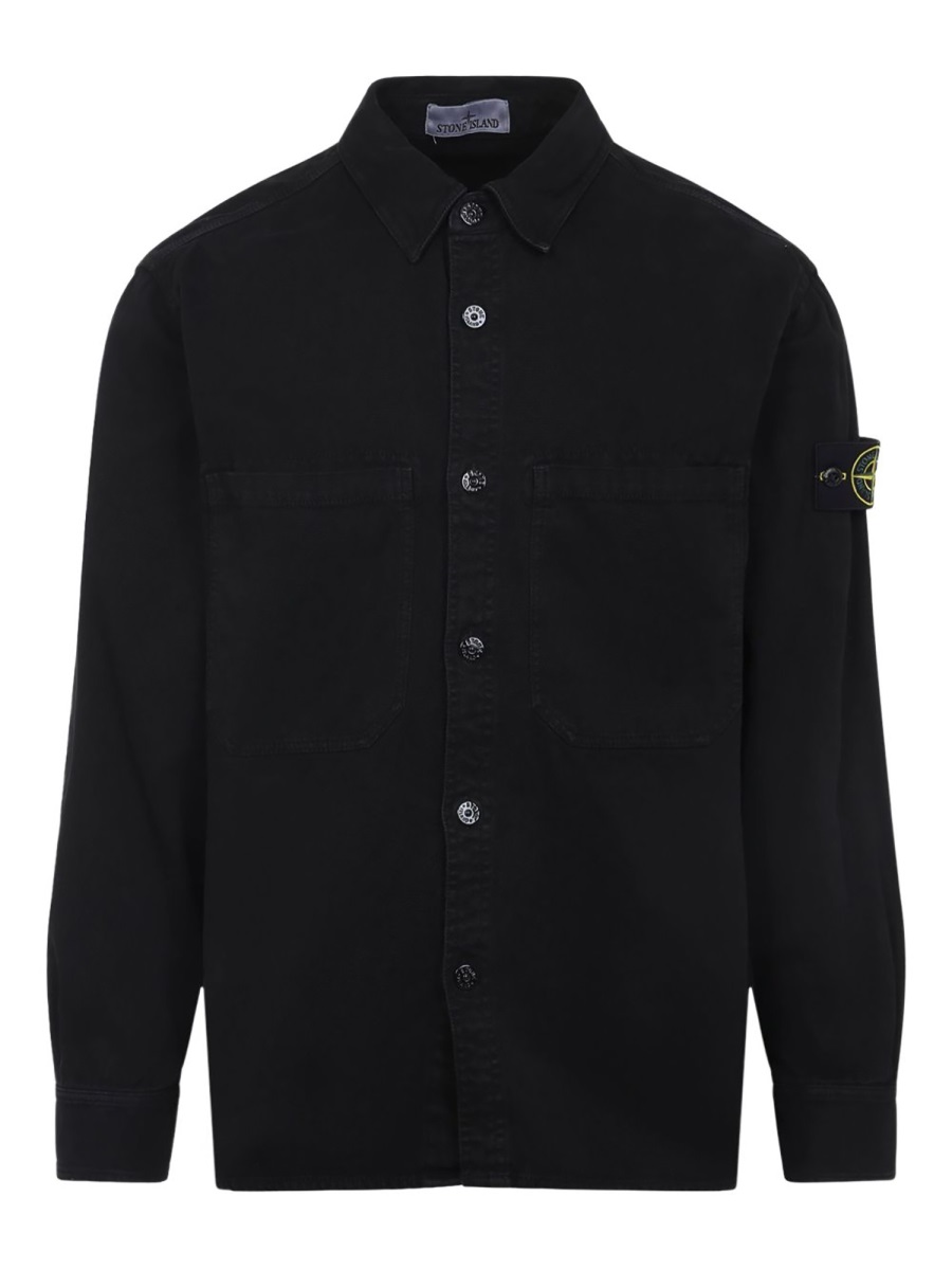 LOGO PATCH OVERSHIRT 1200025S0184V0129 (STONE ISLAND / シャツ・ブラウス ) | STONE ISLAND (ストーンアイランド)