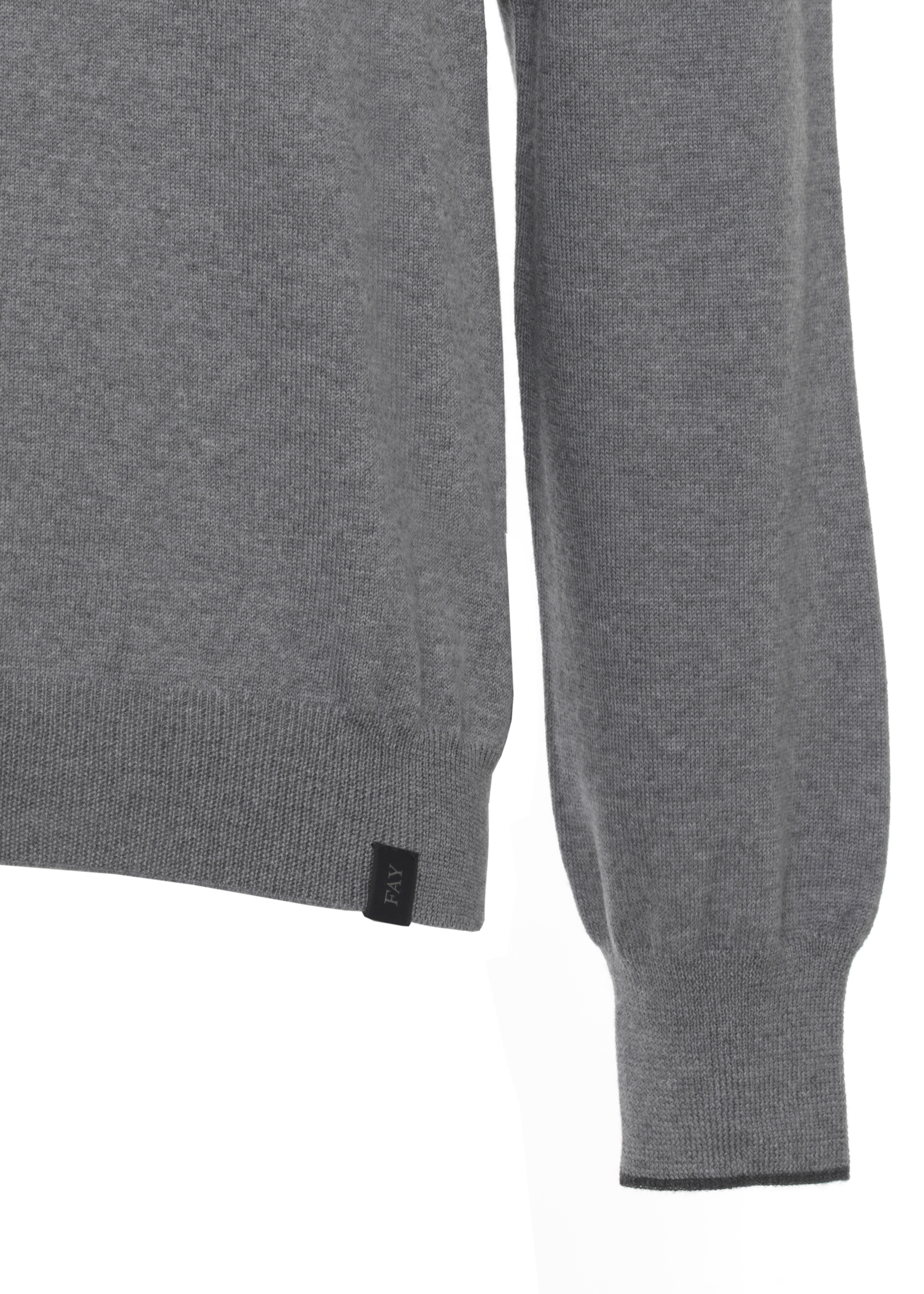 Fay Sweaters Grey NMMC1512230WJF006B (Fay / ニット・セーター・カーディガン ) | Fay (フェイ)(2)