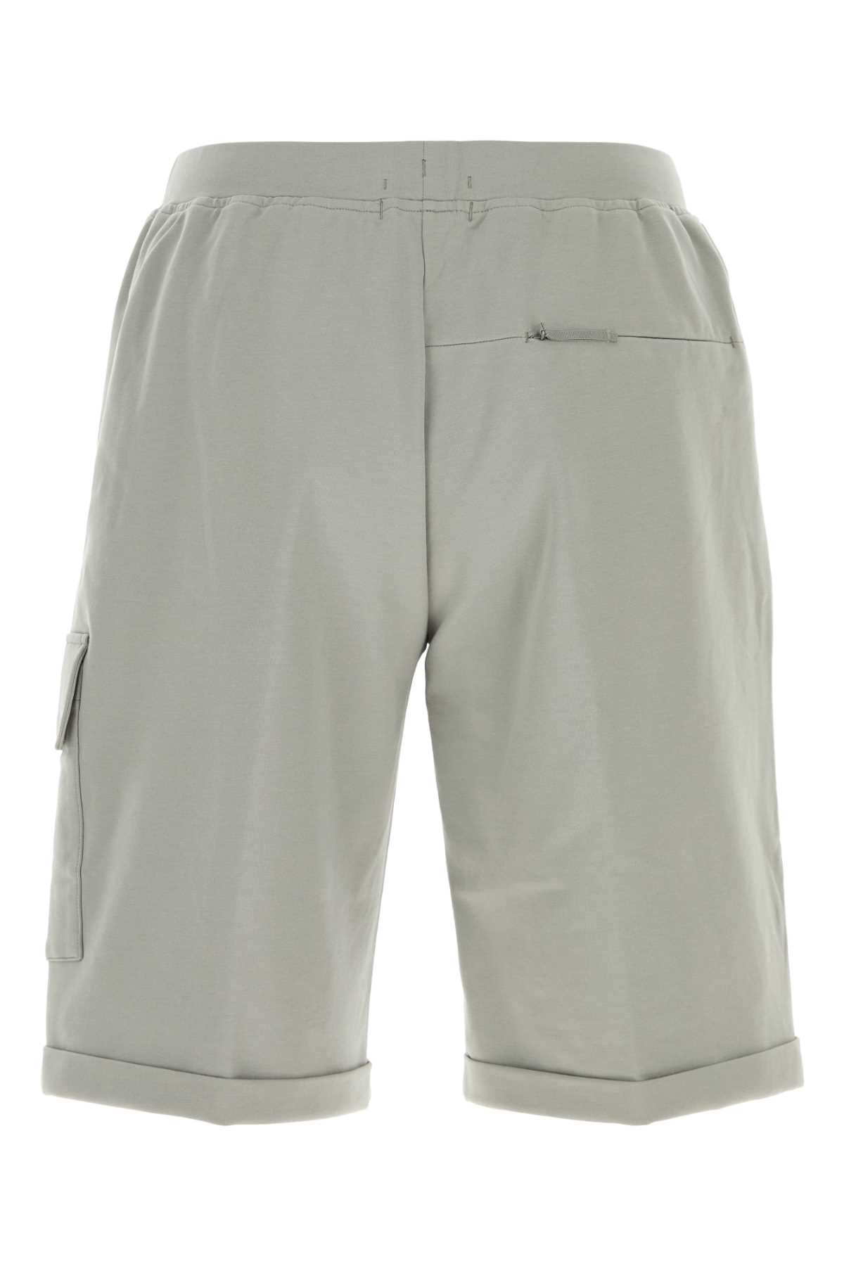Grey stretch cotto bermuda shorts 20CLSB012A006452W936 (C.P. Company / ショートパンツ ) | C.P. Company (シーピーカンパニー)(1)