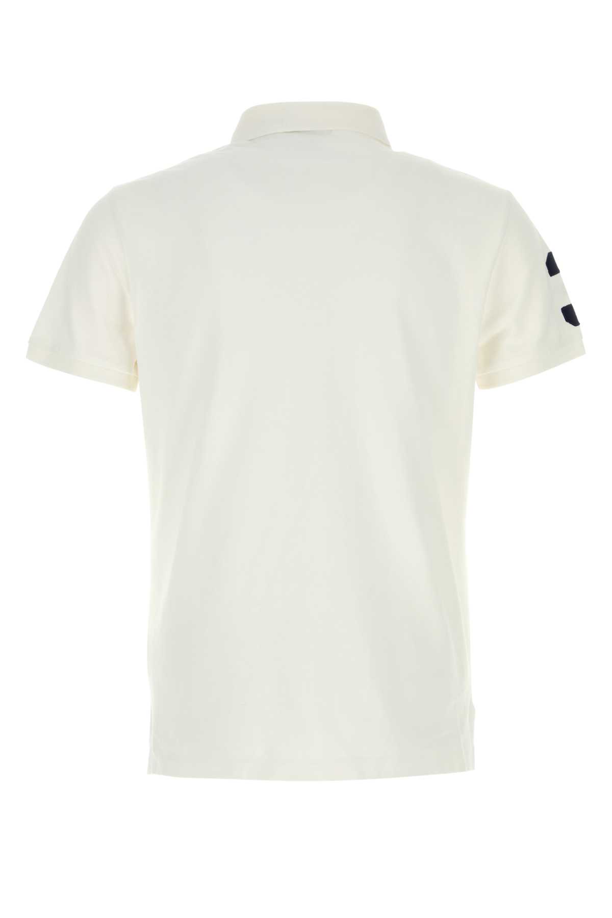 White piquet polo shirt 710P07311002 (Polo Ralph Lauren / ポロシャツ ) | Polo Ralph Lauren (ポロ ラルフ ローレン)(1)