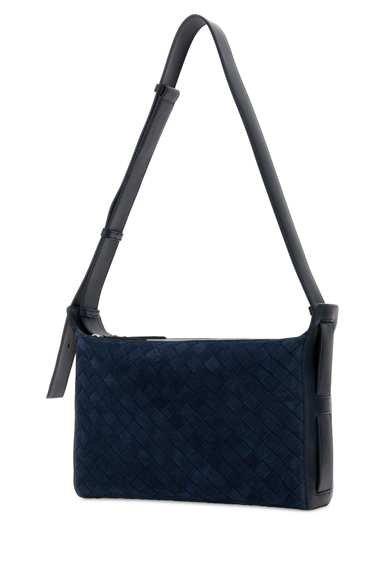 Navy blue suede Tribeca Handle crossbody bag 836016V1QE54035 (Bottega Veneta / ハンドバッグ・ショルダーバッグ ) | Bottega Veneta (ボッテガ・ヴェネタ)(1)
