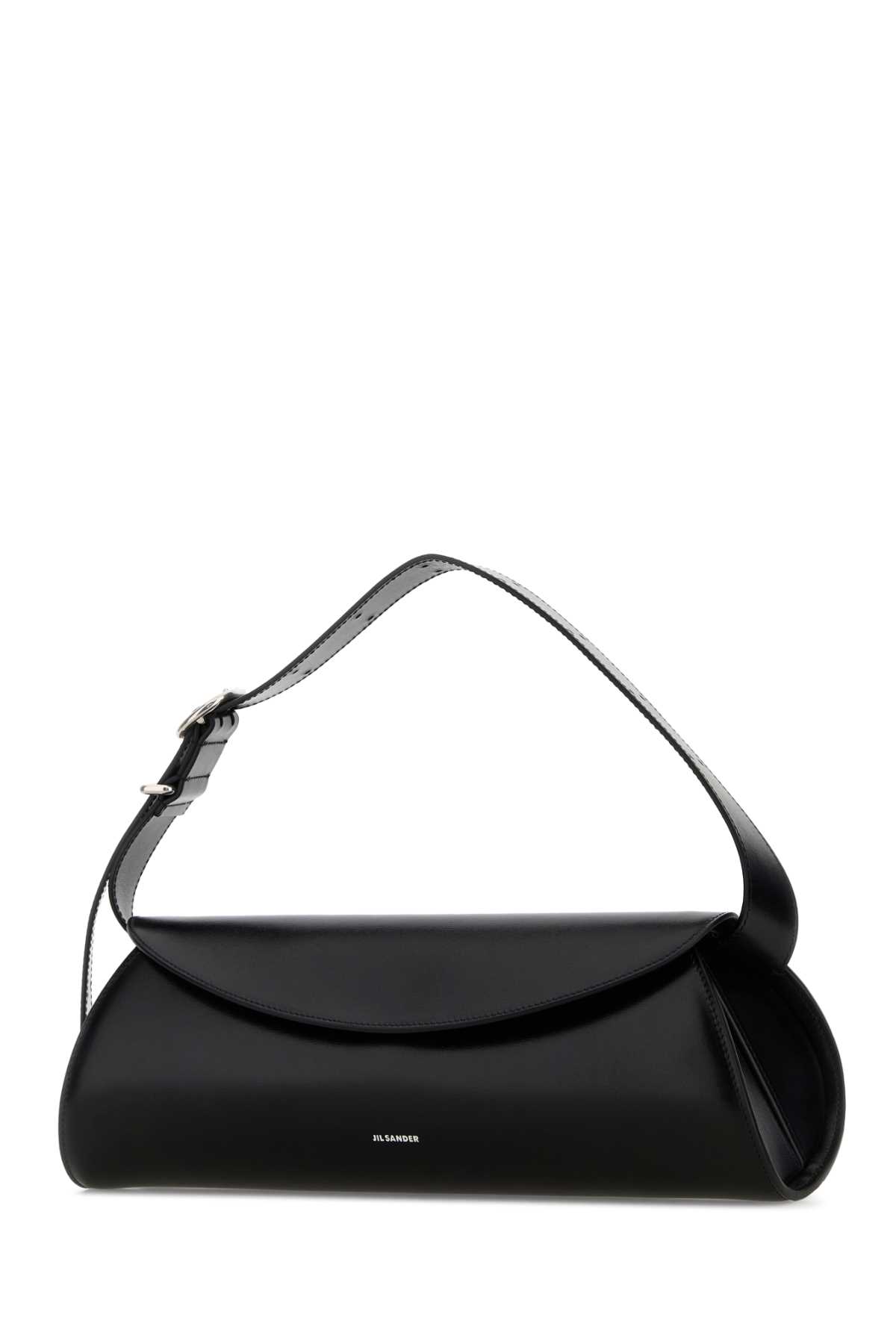Black leather Cannolo Grande shoulder bag J25WD0010P5646001 (Jil Sander / ハンドバッグ・ショルダーバッグ ) | Jil Sander (ジルサンダー)(1)