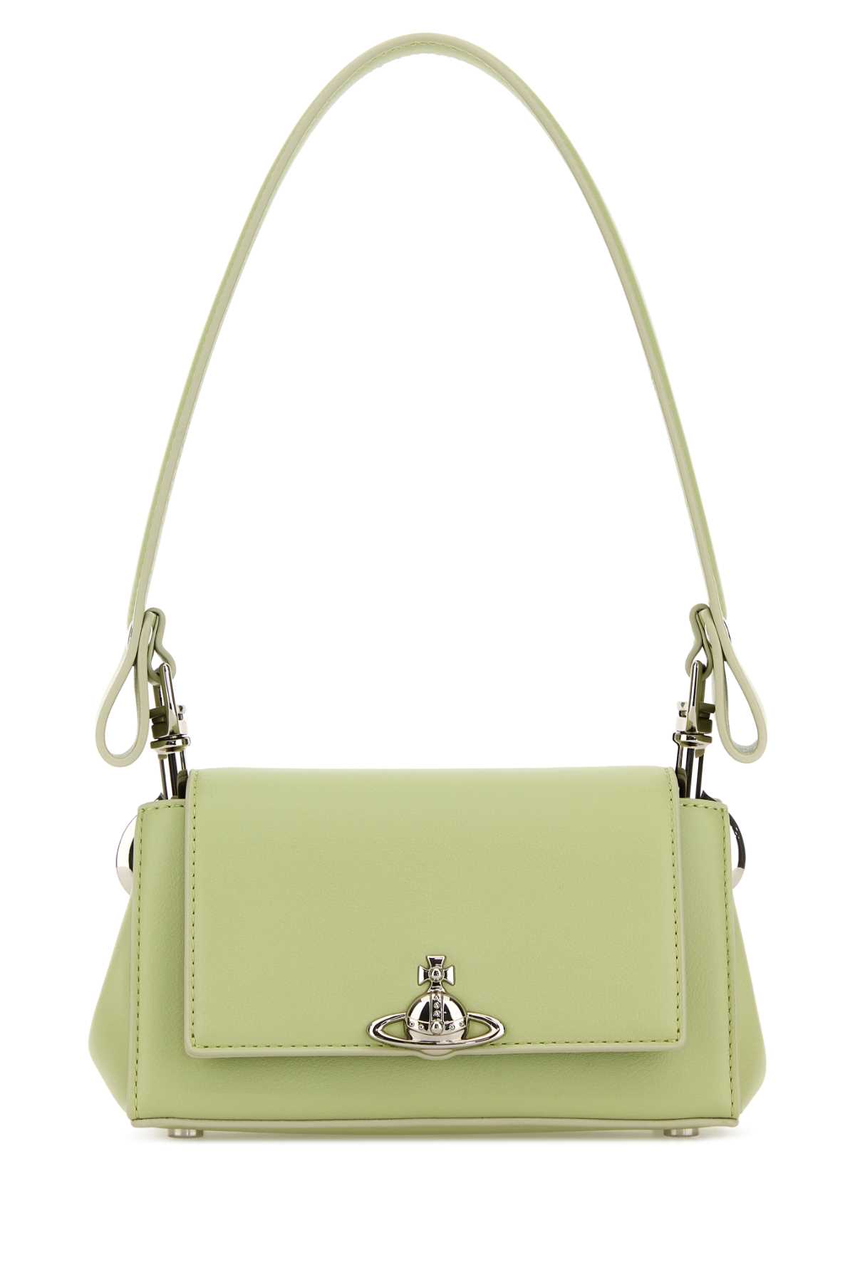 Pastel green synthetic leather small Hazel shoulder bag 4603000WWS0026M404 (Vivienne Westwood / ハンドバッグ・ショルダーバッグ ) | Vivienne Westwood (ヴィヴィアン・ウェストウッド)