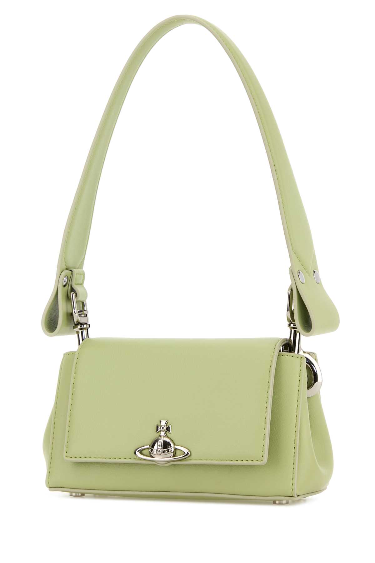 Pastel green synthetic leather small Hazel shoulder bag 4603000WWS0026M404 (Vivienne Westwood / ハンドバッグ・ショルダーバッグ ) | Vivienne Westwood (ヴィヴィアン・ウェストウッド)(1)