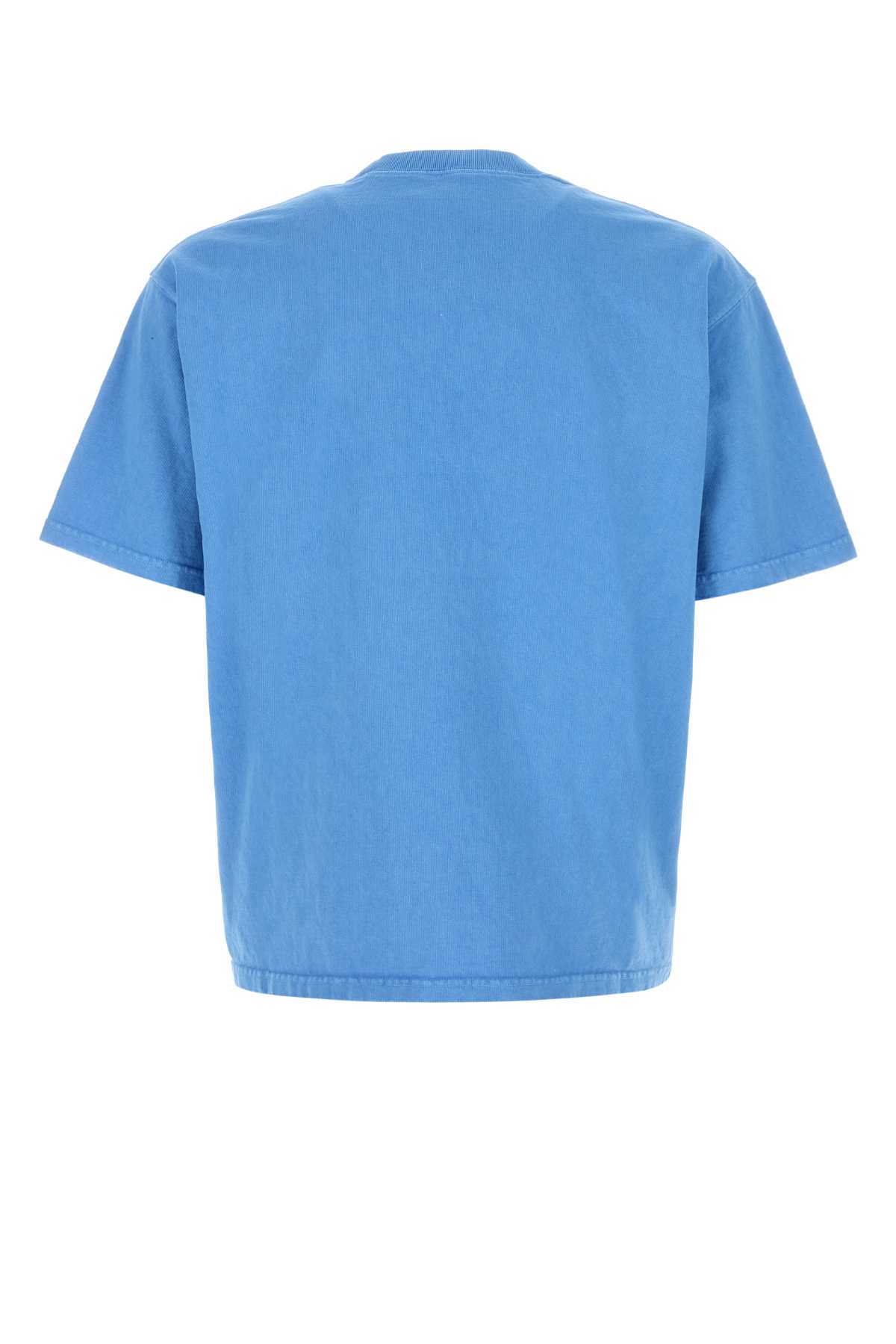 Light blue cotton t-shirt UJN986SOOO187BF0013 (Prada / Tシャツ・カットソー ) | Prada (プラダ)(1)