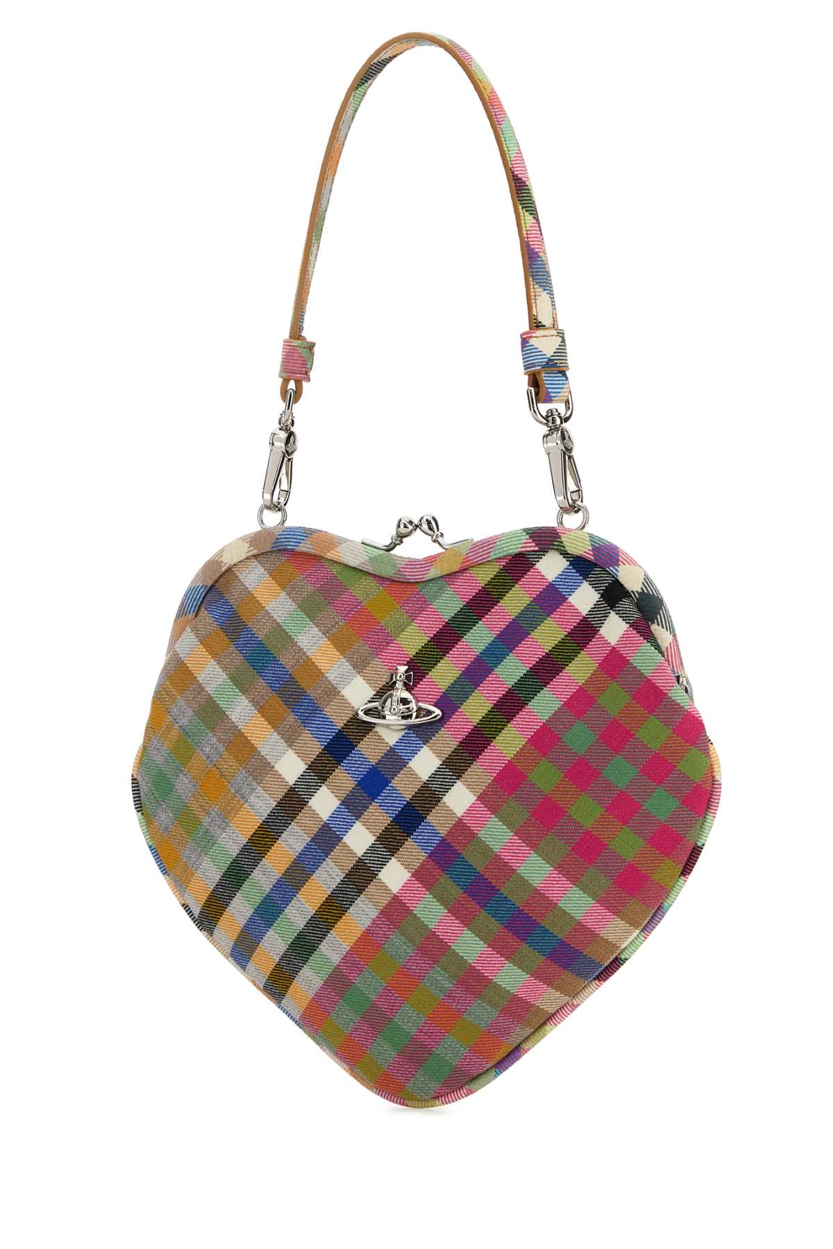 Embroidered fabric Belle Heart Frame handbag 4B01000CWW01CVO215 (Vivienne Westwood / ハンドバッグ・ショルダーバッグ ) | Vivienne Westwood (ヴィヴィアン・ウェストウッド)(1)