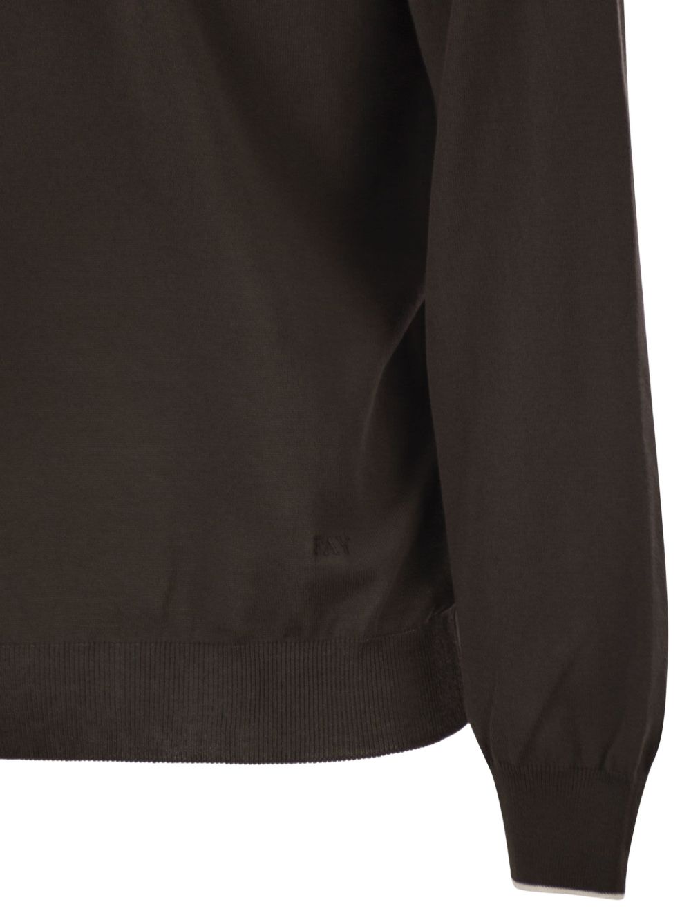 Fay Sweaters Brown NMMC1521730VHY4867 (Fay / ニット・セーター・カーディガン ) | Fay (フェイ)(1)