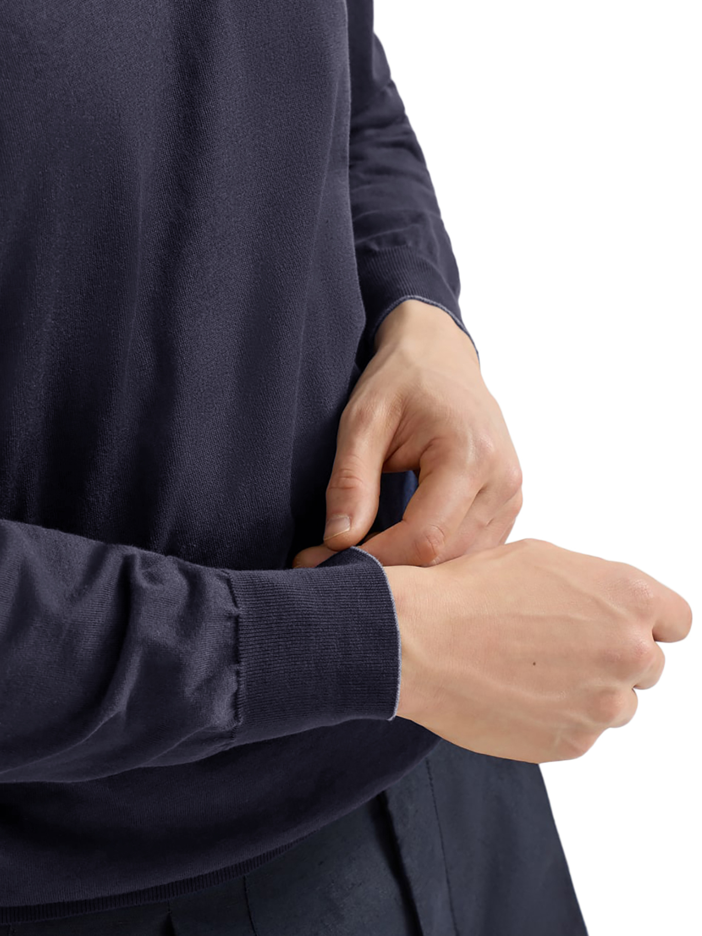 LIGHTWEIGHT COTTON SWEATER M2900100CET50 (Brunello Cucinelli / ニット・セーター・カーディガン ) | Brunello Cucinelli (ブルネロ・クチネリ)(3)