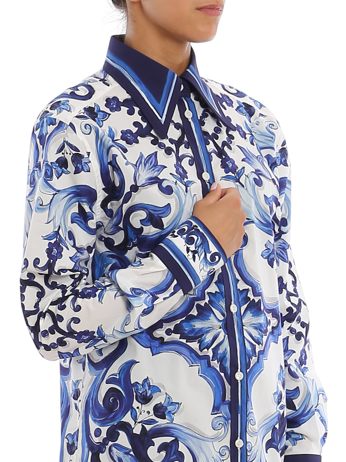 Majolica printed shirt F5J51THH5AWHA3TN (Dolce & Gabbana / シャツ・ブラウス ) | Dolce & Gabbana (ドルチェガッバーナ)(4)