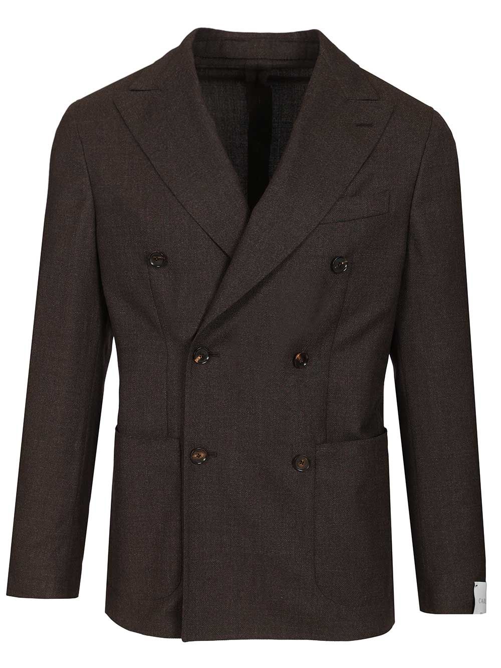 BLAZER BUTTERFLY DOPPIO PETTO SFODERATA 100 LANA TELA PE0P00 (CARUSO / ブレザー・ジャケット ) | CARUSO (カルーゾ)