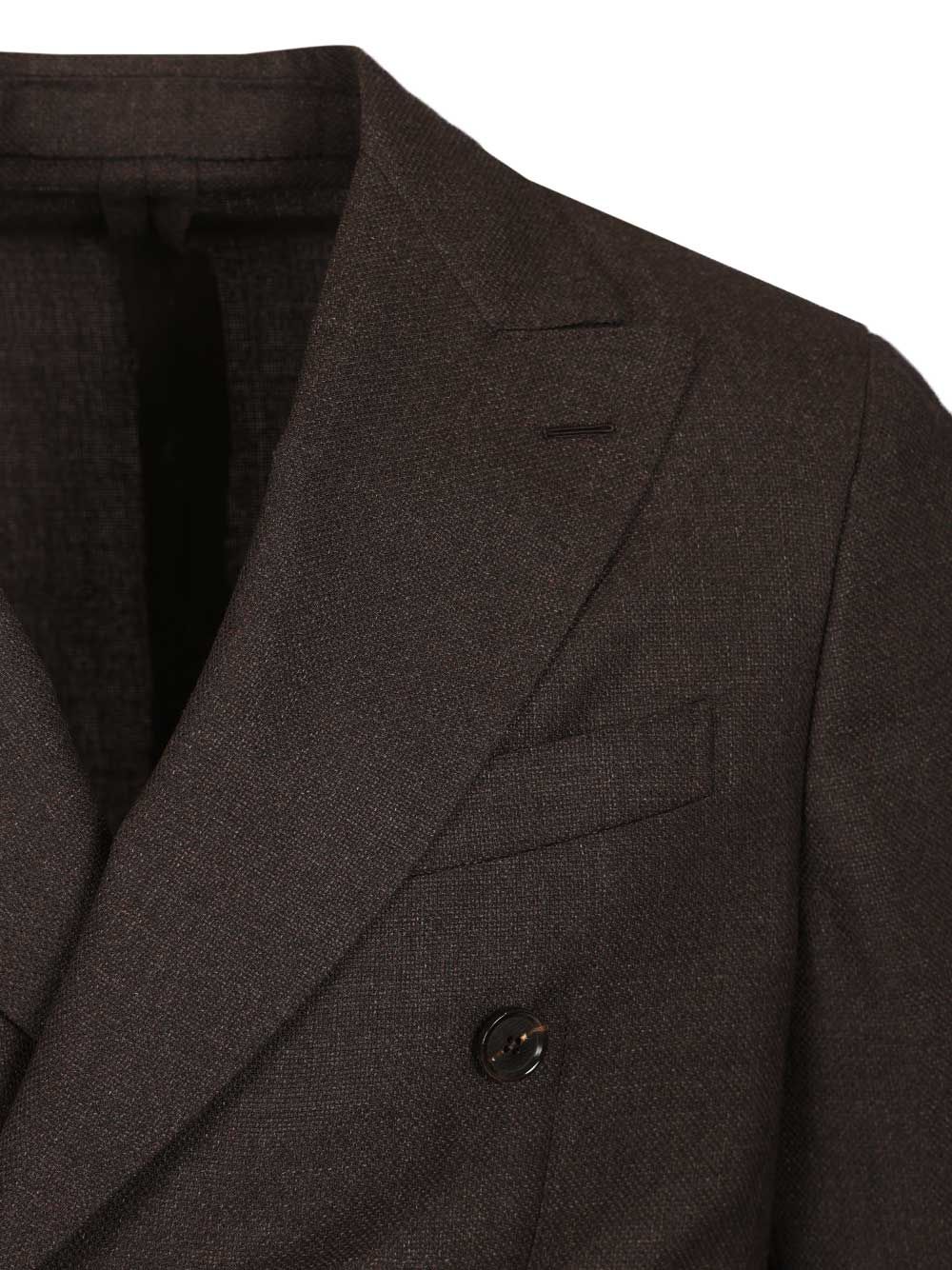 BLAZER BUTTERFLY DOPPIO PETTO SFODERATA 100 LANA TELA PE0P00 (CARUSO / ブレザー・ジャケット ) | CARUSO (カルーゾ)(3)