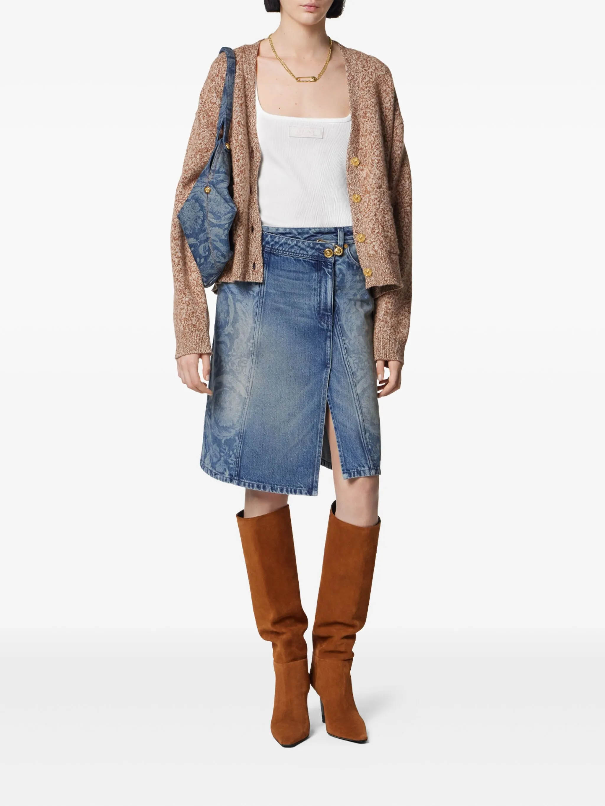 Versace Skirts Blue 10203951A147761D870 (VERSACE / スカート ) | VERSACE (ヴェルサーチェ)(1)