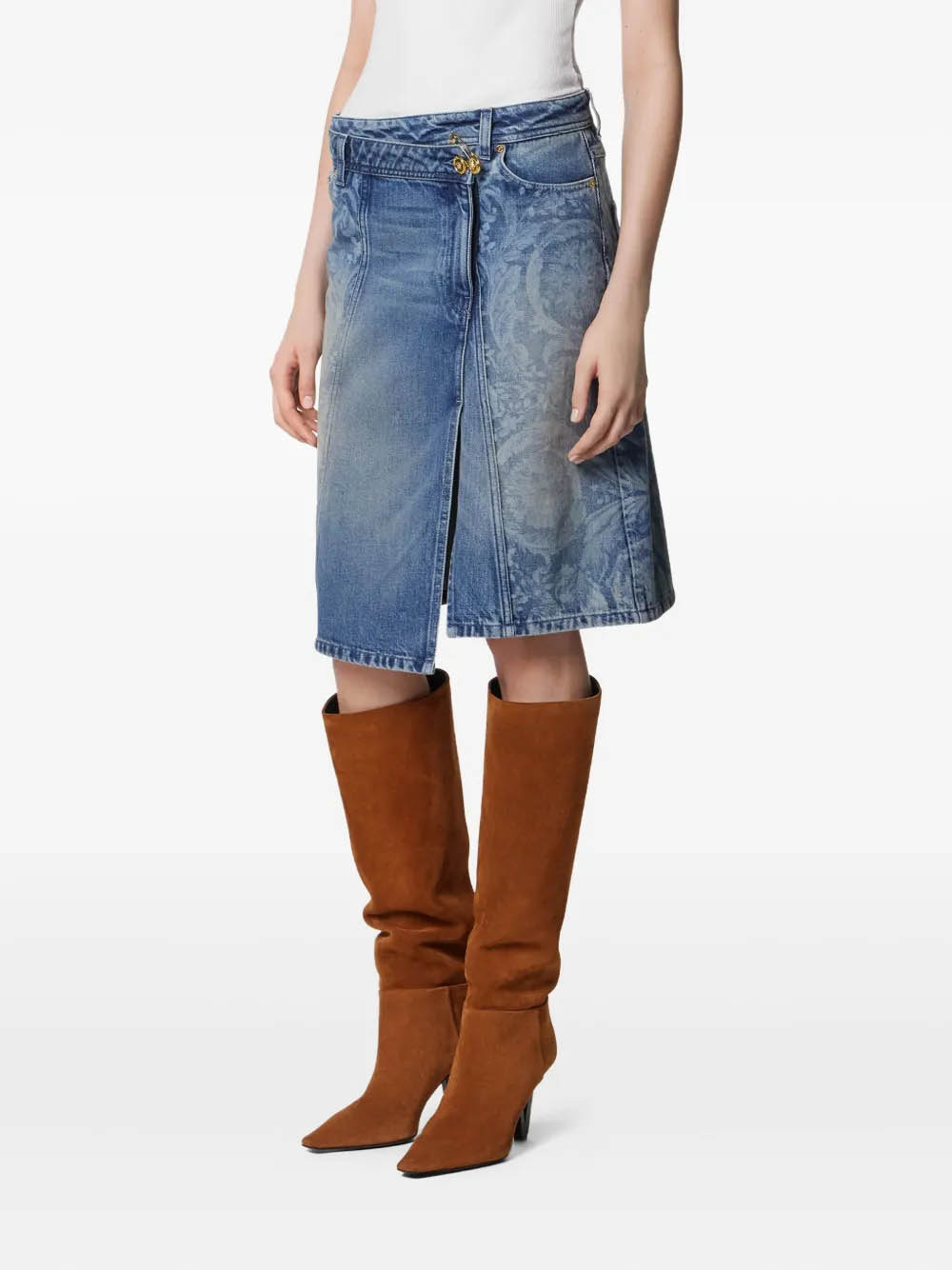 Versace Skirts Blue 10203951A147761D870 (VERSACE / スカート ) | VERSACE (ヴェルサーチェ)(2)