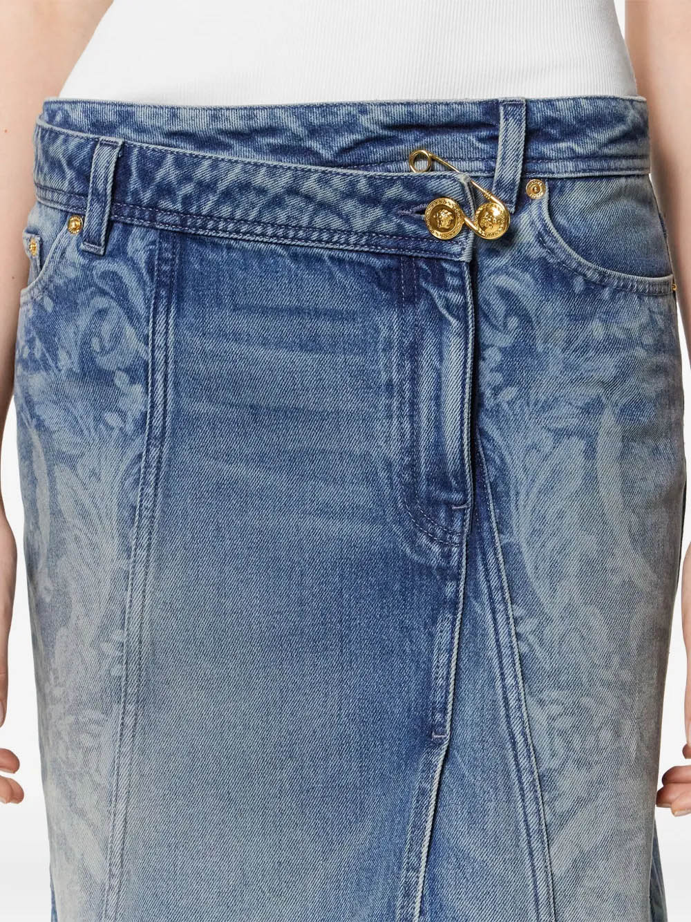 Versace Skirts Blue 10203951A147761D870 (VERSACE / スカート ) | VERSACE (ヴェルサーチェ)(4)