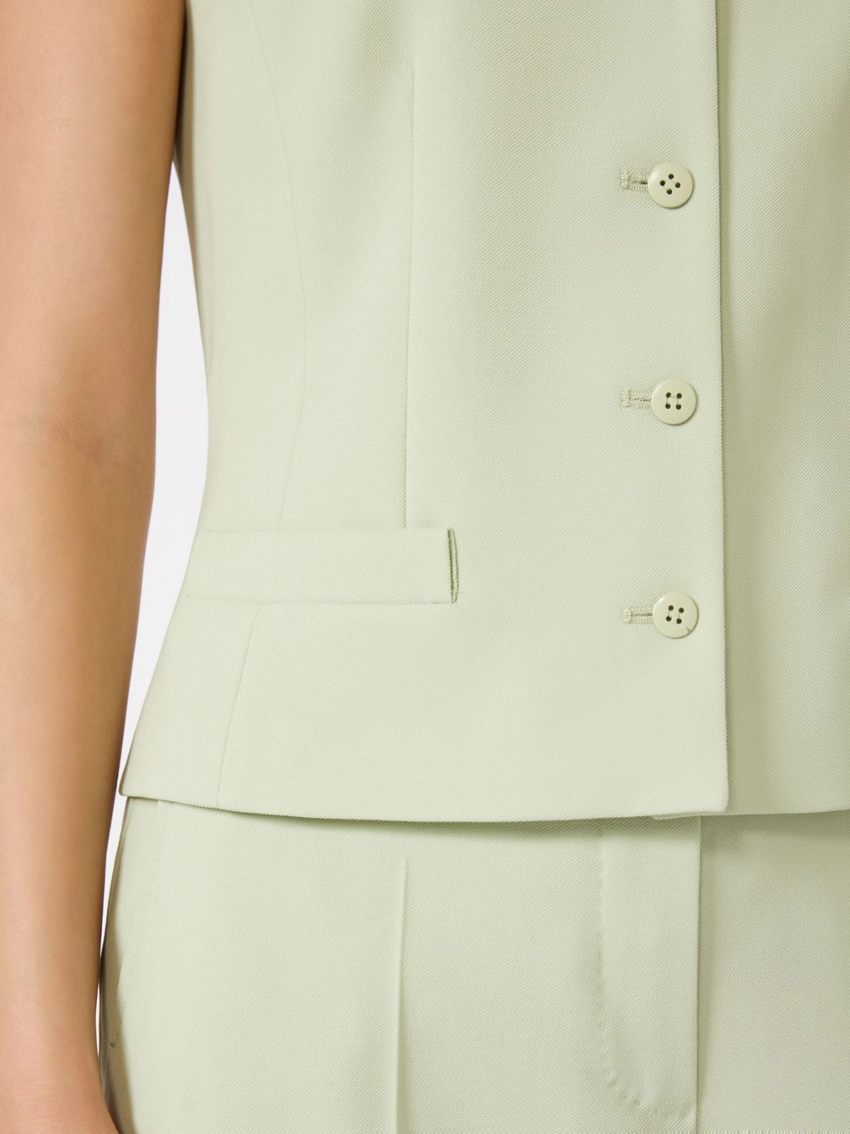 Max Mara Studio Jackets Green 2616151011600048 (Max Mara Studio / ベスト ) | Max Mara Studio (マックスマーラ ステュディオ)(4)