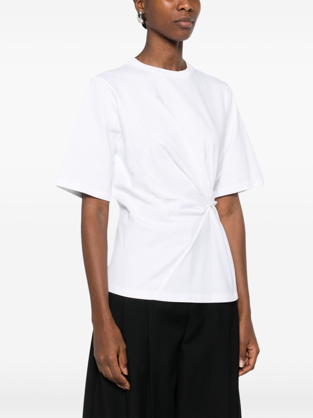 ROHE T-shirts and Polos White 41820207100 (RÓHE / Tシャツ・カットソー ) | RÓHE (ローエ)(2)