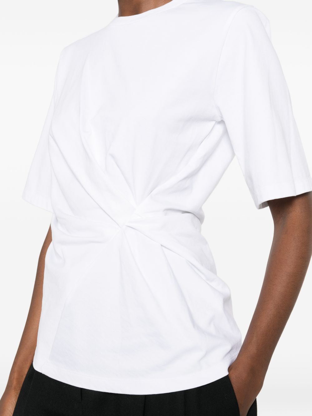 ROHE T-shirts and Polos White 41820207100 (RÓHE / Tシャツ・カットソー ) | RÓHE (ローエ)(4)