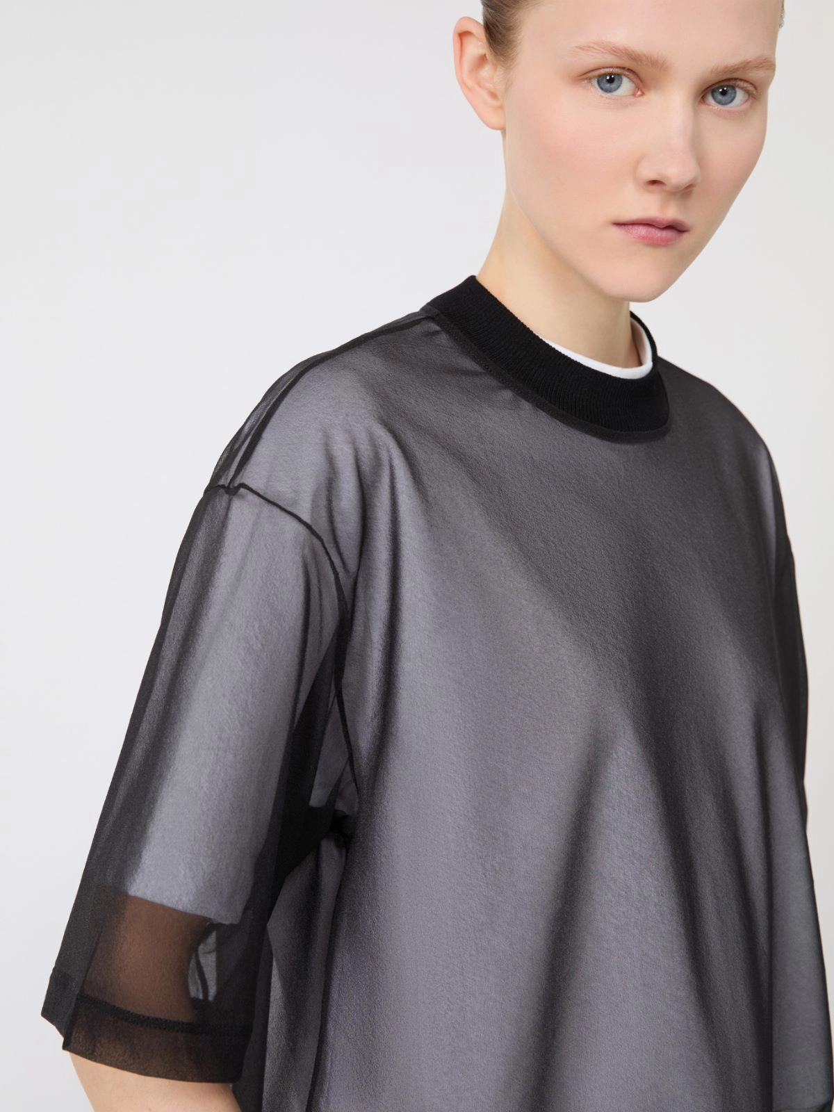 SportMax T-shirts and Polos Black 2612931015600001 (Sportmax / Tシャツ・カットソー ) | Sportmax (スポーツマックス)(5)