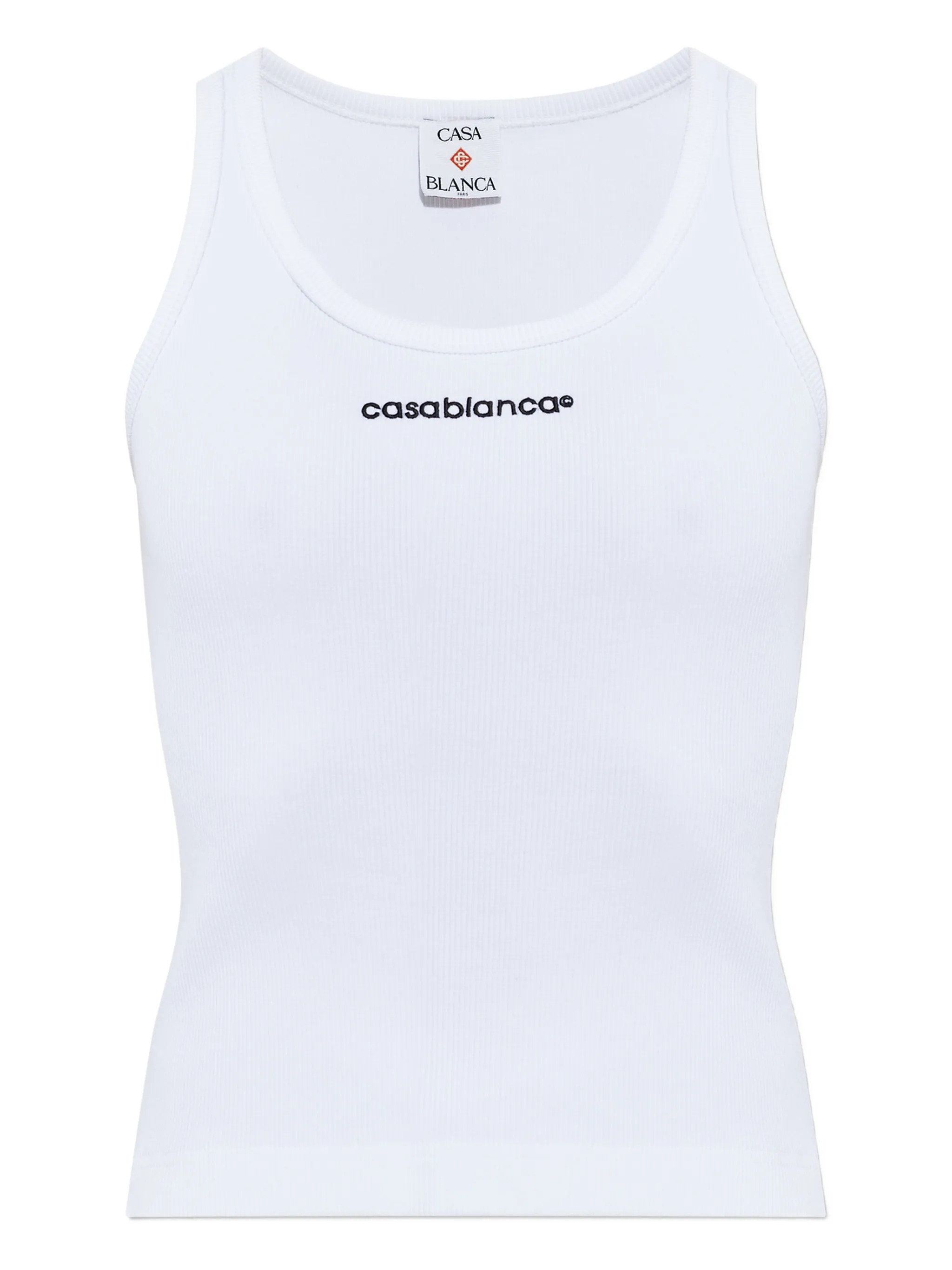 Casablanca Top White WSP26JTS03902 (Casablanca / タンクトップ・キャミソール ) | Casablanca (カサブランカ)