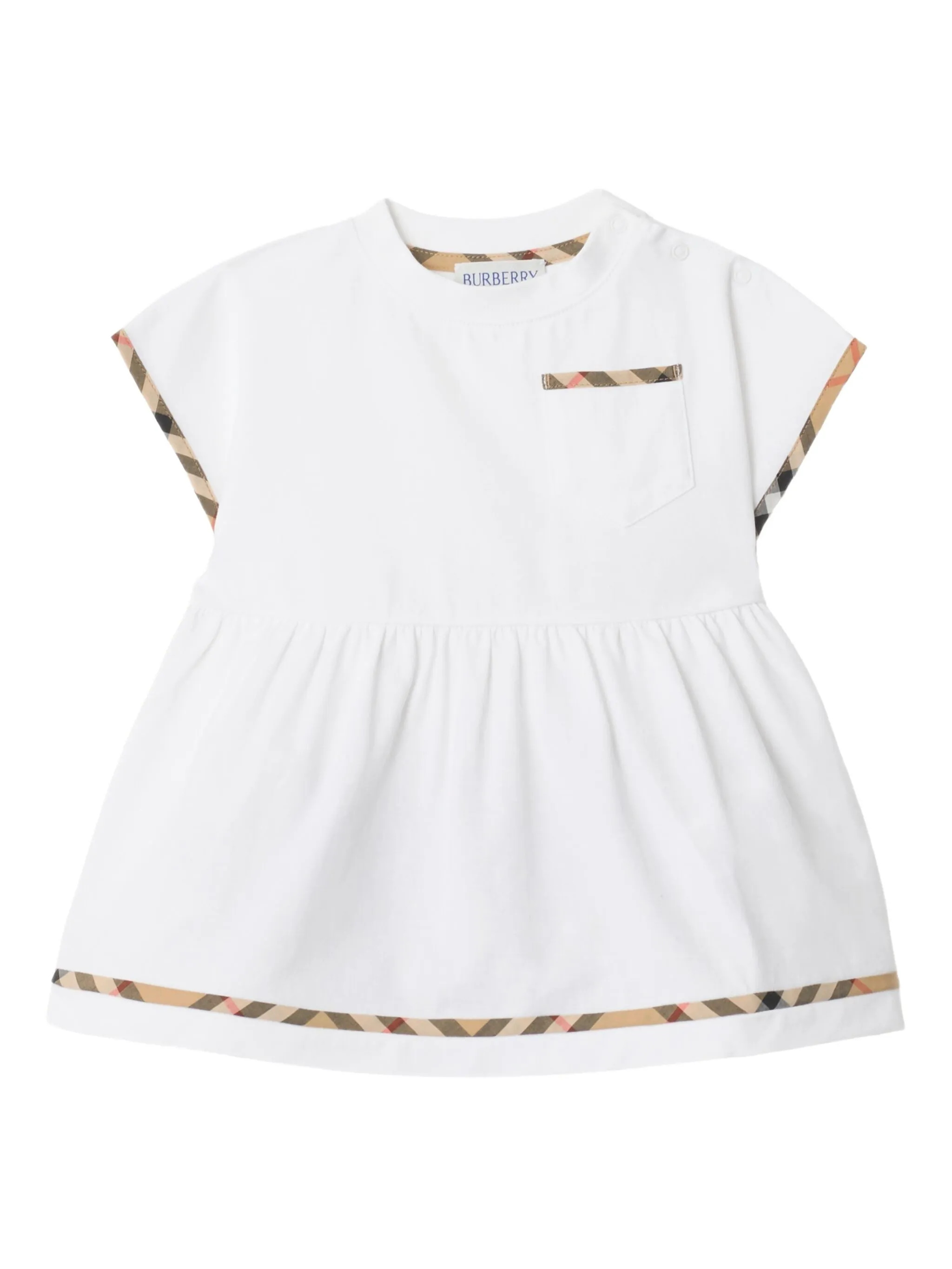 Burberry Kids Clothing.... White 8121850A1464 (Burberry / ワンピース・ドレス・オールインワン ) | Burberry (バーバリー)(1)