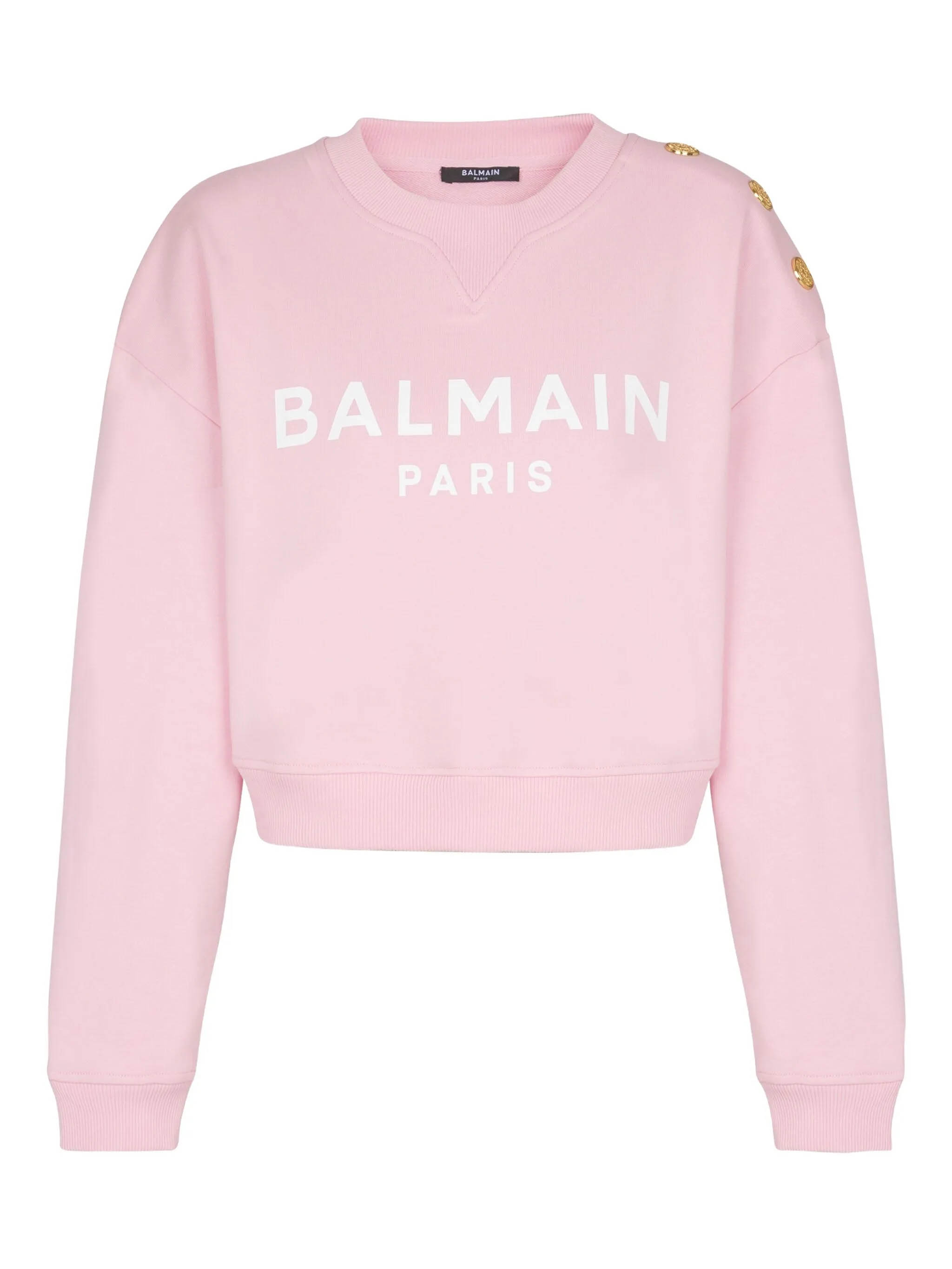 Balmain Sweaters Pink EF1JQ002BB02OHV (Balmain / スウェット・フーディー ) | Balmain (バルマン)