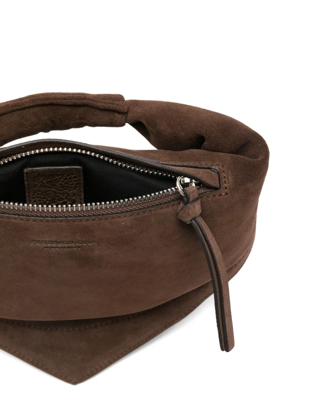 FEDERICO CINA Bags.. Brown FCCOMTB0102SUEDECHOCOLATE (FEDERICO CINA / ハンドバッグ・ショルダーバッグ ) | FEDERICO CINA (フェデリコ チーナ)(4)