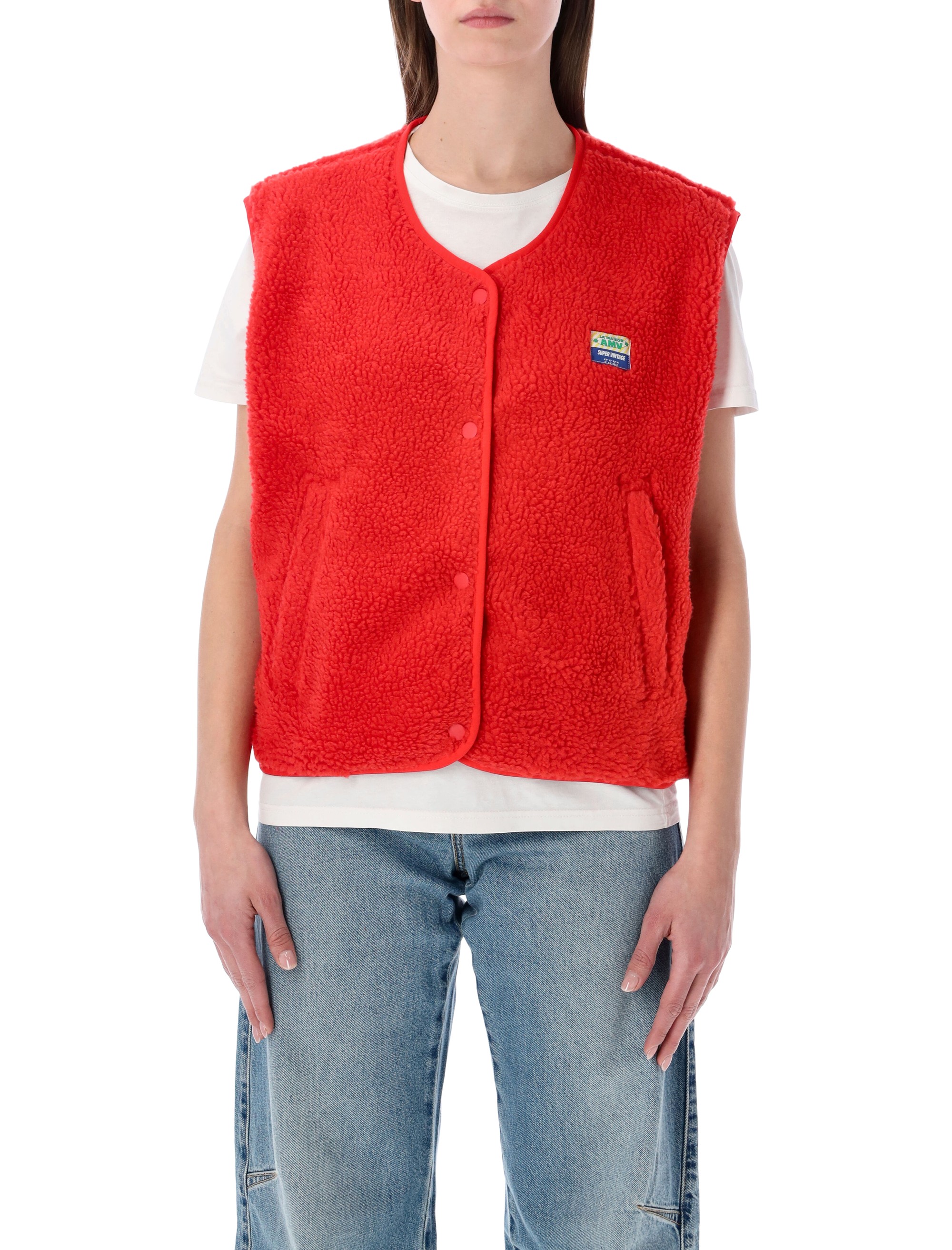 American Vintage Jackets Red HOK16BLOVE (American Vintage / ベスト ) | American Vintage (アメリカンヴィンテージ)