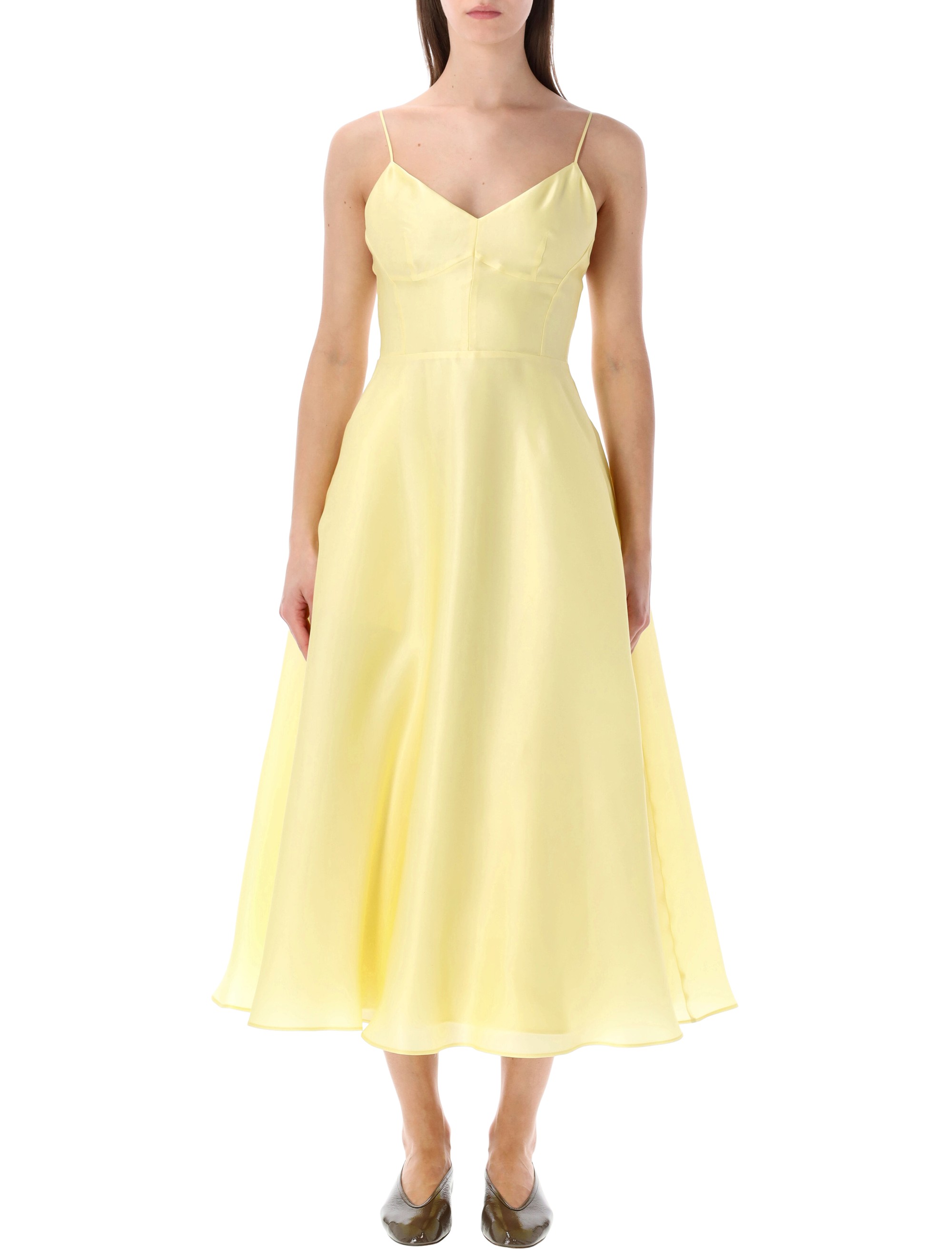 Alberta Ferretti Dresses Yellow 261U040716190024 (ALBERTA FERRETTI / ワンピース・ドレス・オールインワン ) | ALBERTA FERRETTI (アルベルタ フェレッティ)